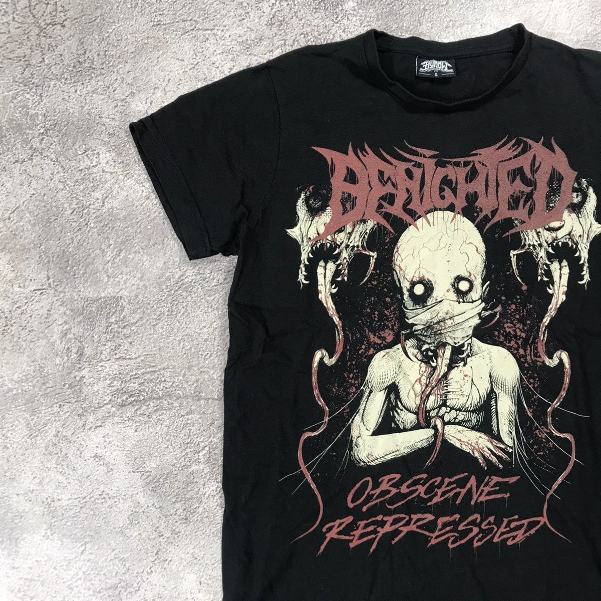 Vintage Vintage Y2K Graphic Tee Skull Horror Punk Streetwear Black S Size US S / EU 44-46 / 1 - 3 Thumbnail