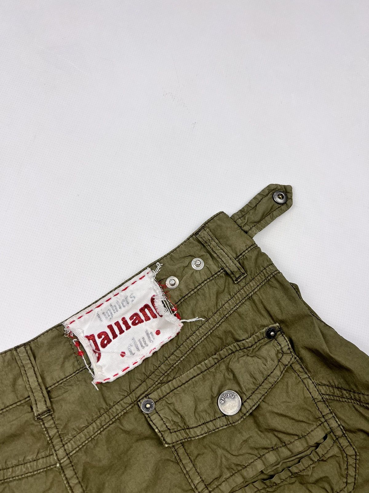 John Galliano Galliano Fighters Club Cargo Women’s Made in Italy Pants Size 27" / US 4 / IT 40 - 12 Thumbnail