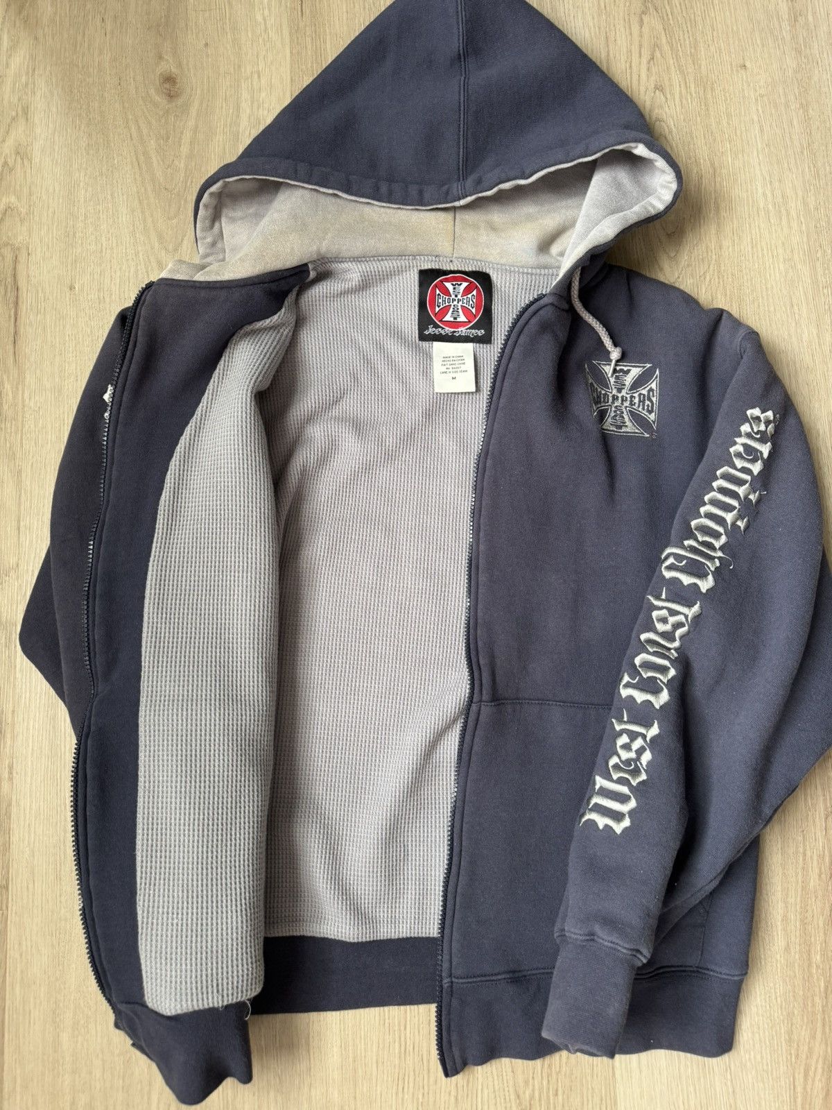West Coast Choppers Vintage West Coast Choppers Zip Up Hoodie Rare GRAILED Wings Size US M / EU 48-50 / 2 - 9 Thumbnail
