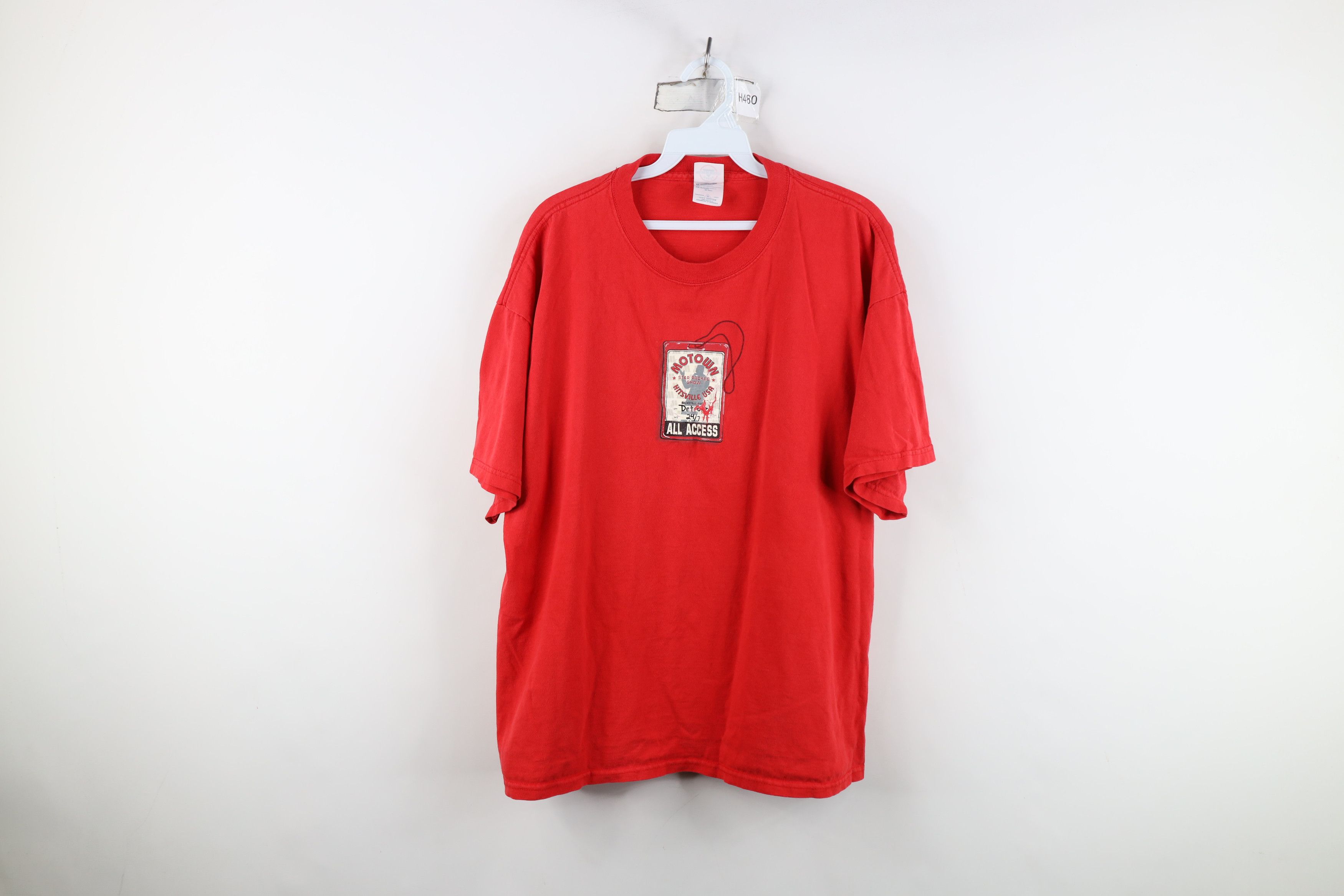 Vintage Vintage 90s Streetwear Spell Motown Records Detroit T-Shirt Size US XL / EU 56 / 4 - 1 Thumbnail