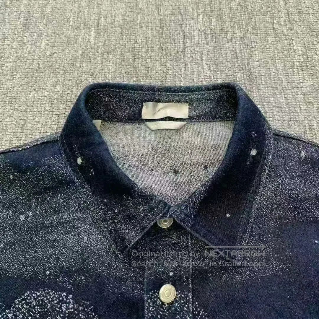 Dior dior starry ink denim shirt jacket. Size US XS / EU 42 / 0 - 3 Thumbnail