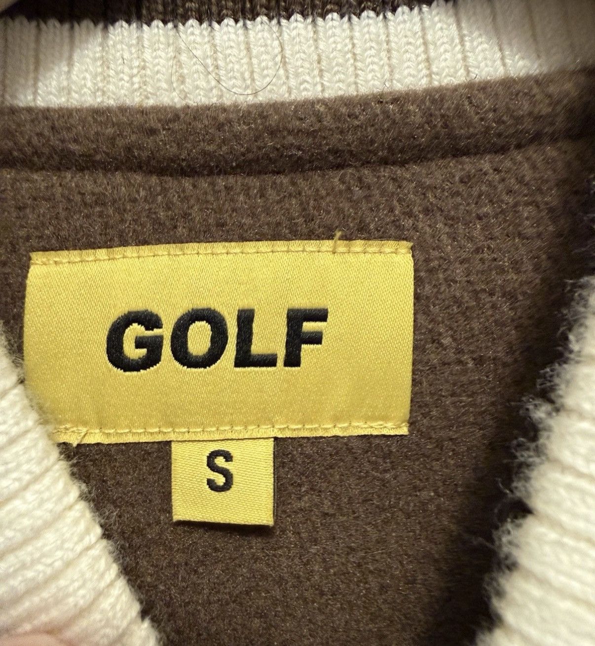 Golf Wang Golf Wang Brown Varsity 🏈 🍫🍩 Size US S / EU 44-46 / 1 - 9 Thumbnail