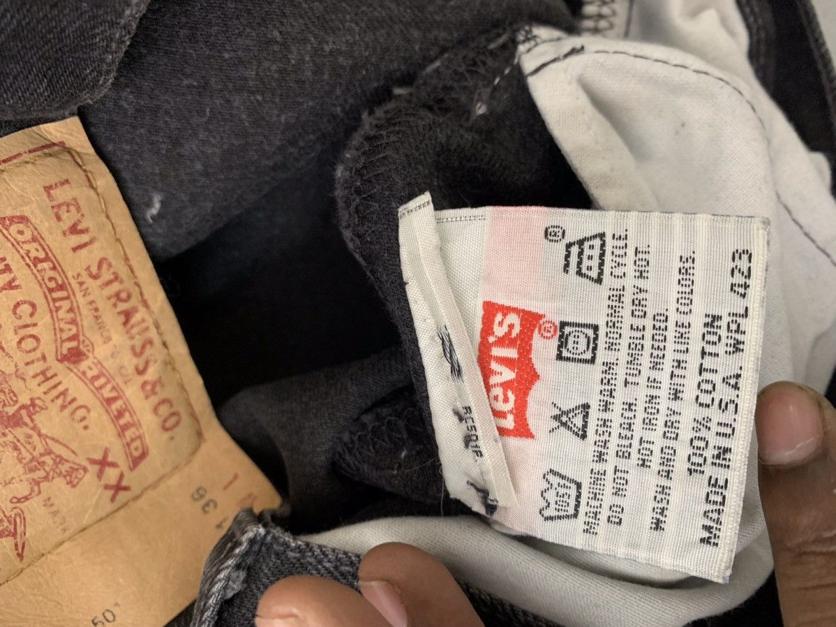 Levi's Vintage Levi’s 501 paper tab made in usa denim Size US 30 / EU 46 - 8 Thumbnail