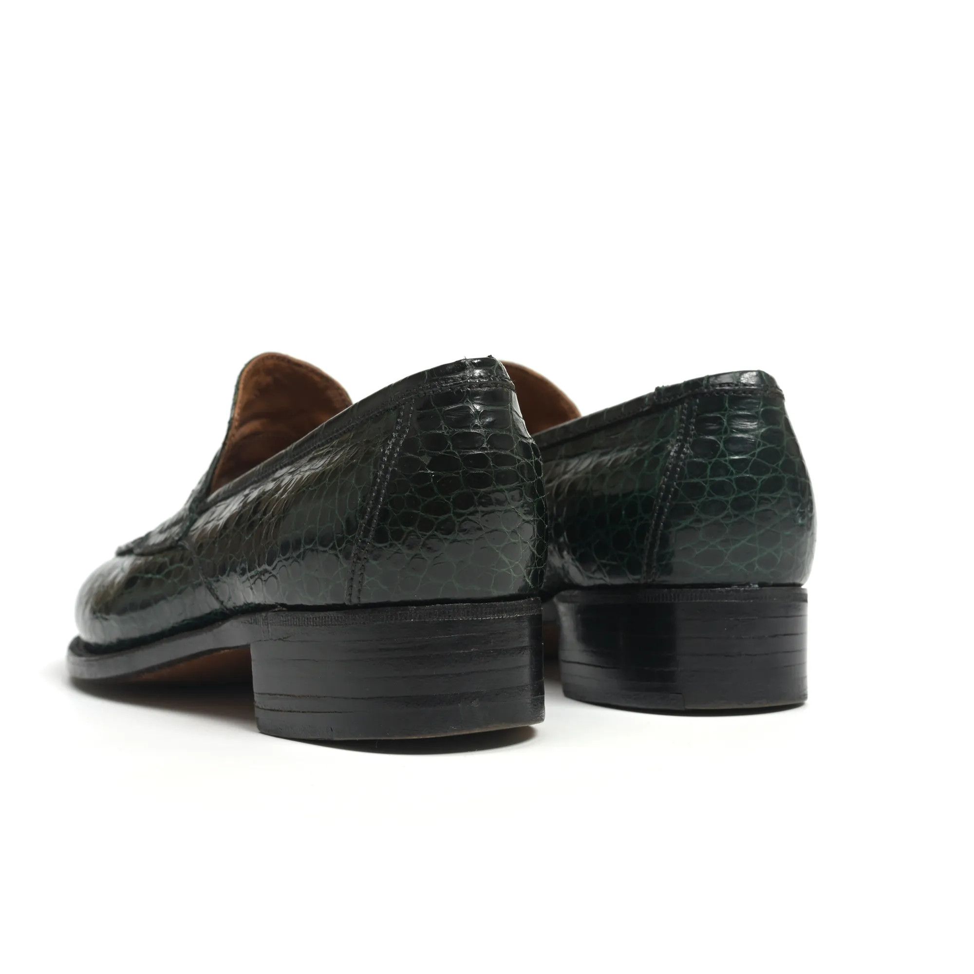 J.M. Weston J.M. WESTON green alligator 180 loafer (3.5 UK) Size US 4 / IT 34 - 4 Thumbnail