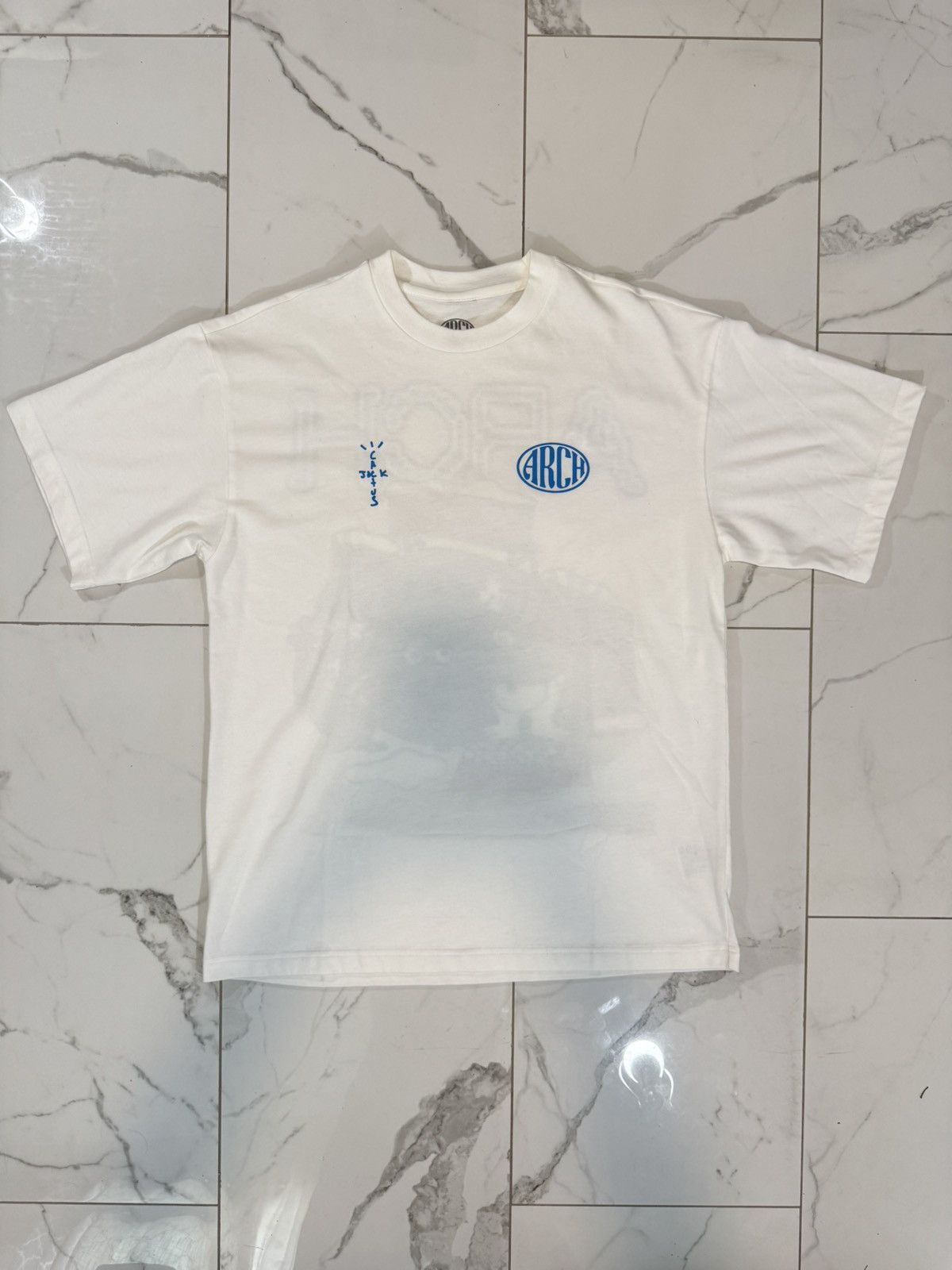 Travis Scott × Virgil Abloh Virgil Abloh Cactus Jack Arch Invitational Miami Tee Size US M / EU 48-50 / 2 - 2 Thumbnail