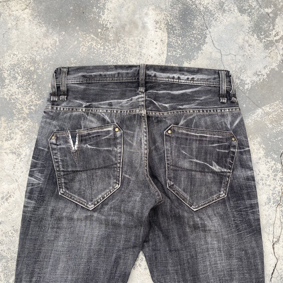 If Six Was Nine 🔥RATTLE TRAP🔥 distressed dark jeans Size US 32 / EU 48 - 10 Thumbnail