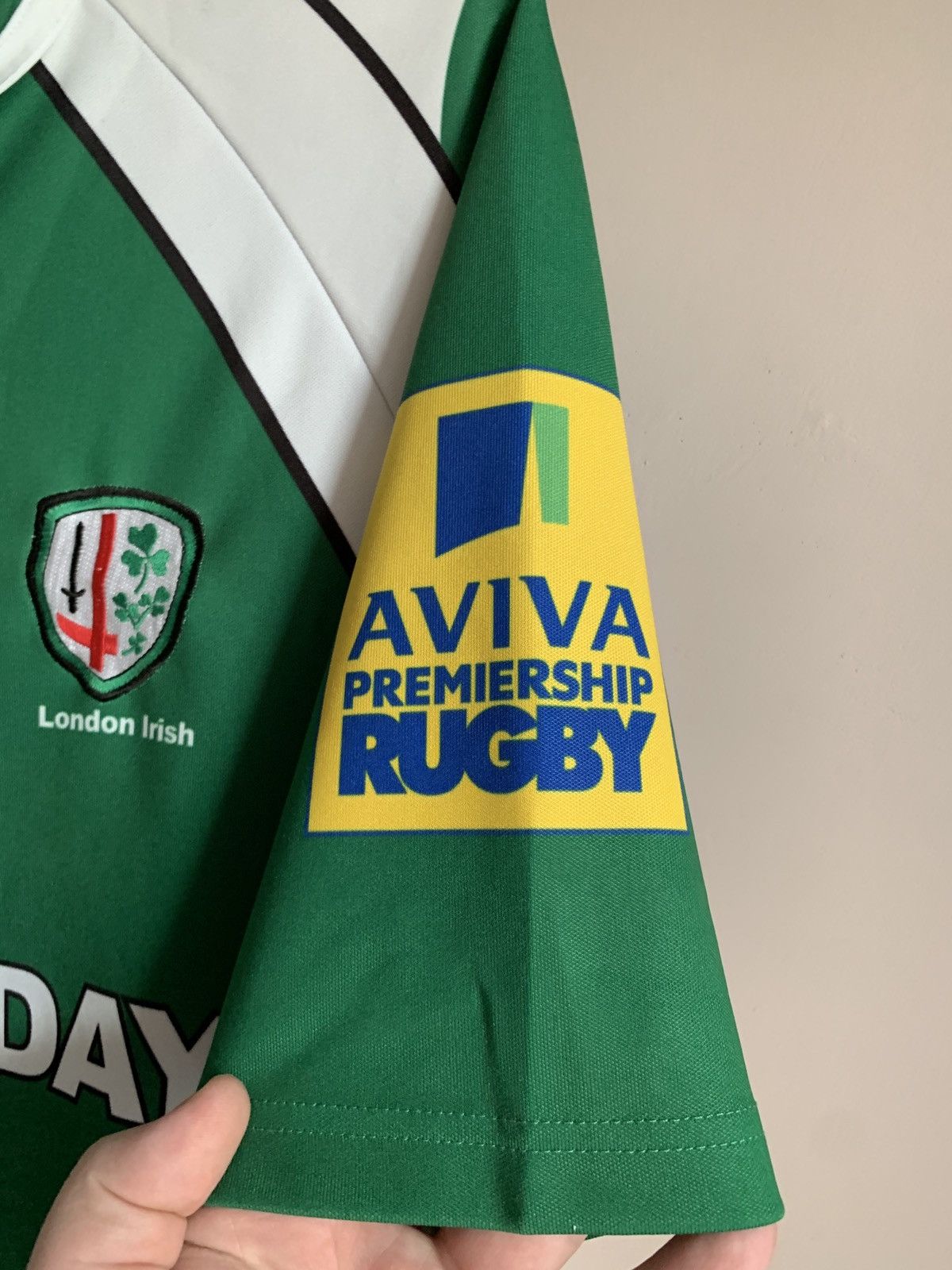 Vintage London Irish Home Rugby Union Shirt Vintage Oneills Jersey Size US XXL / EU 58 / 5 - 7 Thumbnail