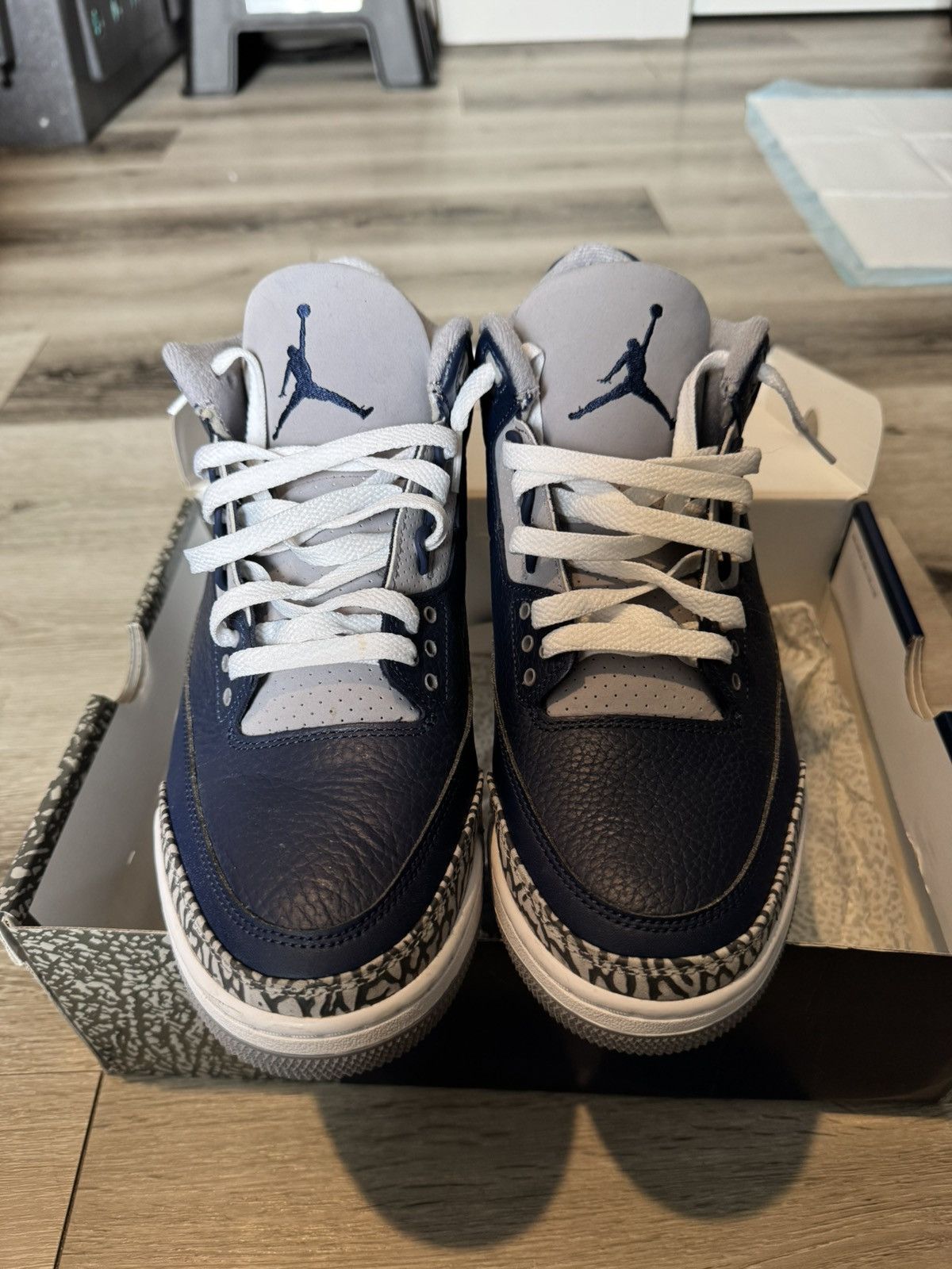 Jordan Brand Jordan 3 Georgetown Size US 9.5 / EU 42-43 - 1 Thumbnail