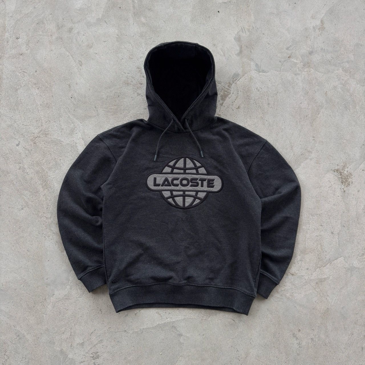 Lacoste Vintage Lacoste Reflective Logo Hooded Sweatshirt Size US M / EU 48-50 / 2 - 1 Thumbnail