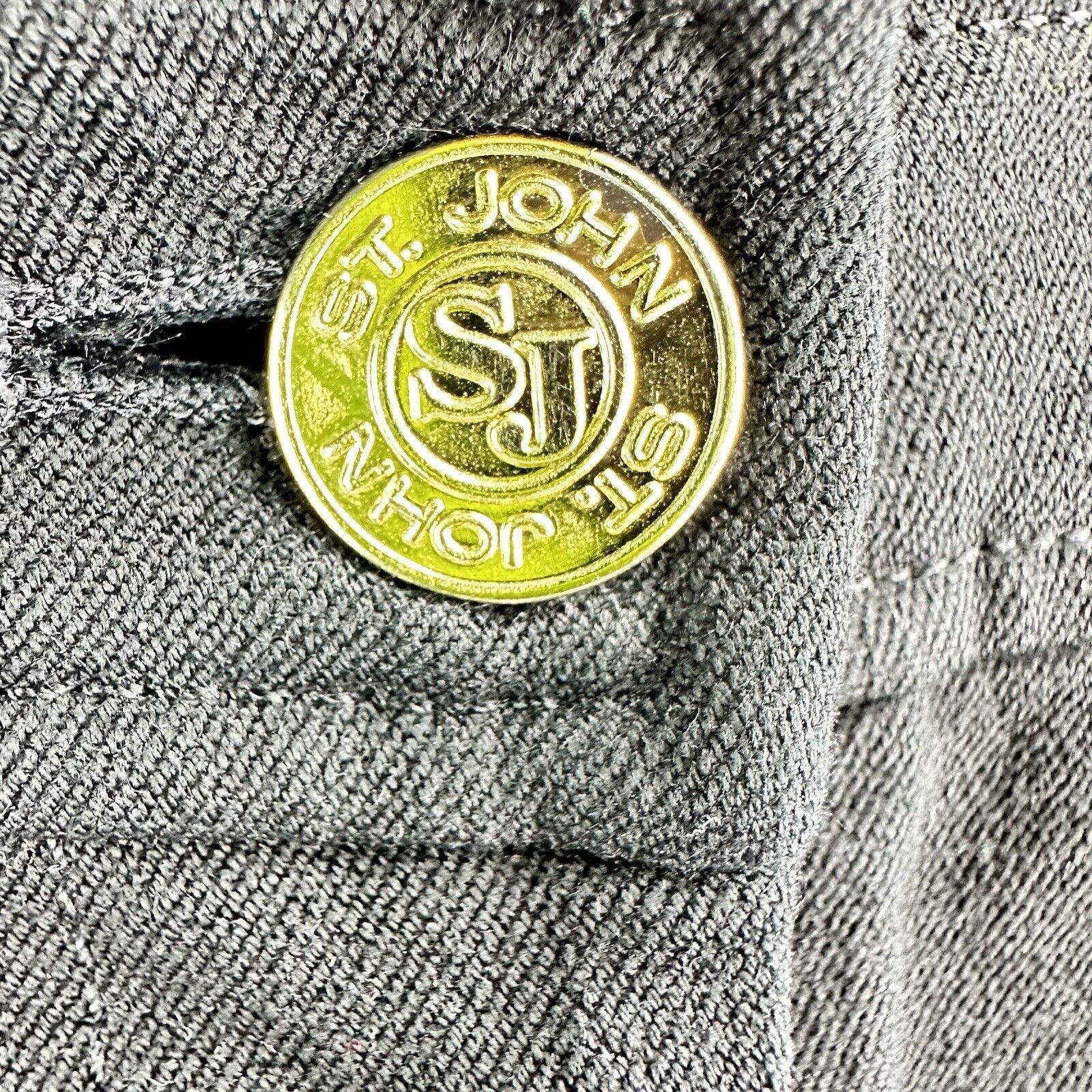 St. John ST.JOHN Black Pants Size 12 (L), Made In USA Size 34" / US 12 / IT 48 - 4 Thumbnail