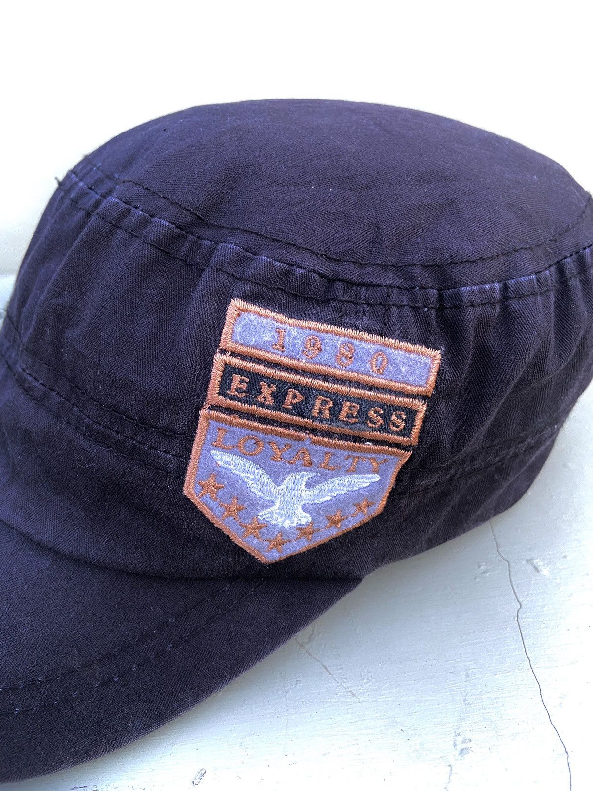If Six Was Nine 2000s pilot hat express loyalty patrol hat Size ONE SIZE - 4 Thumbnail