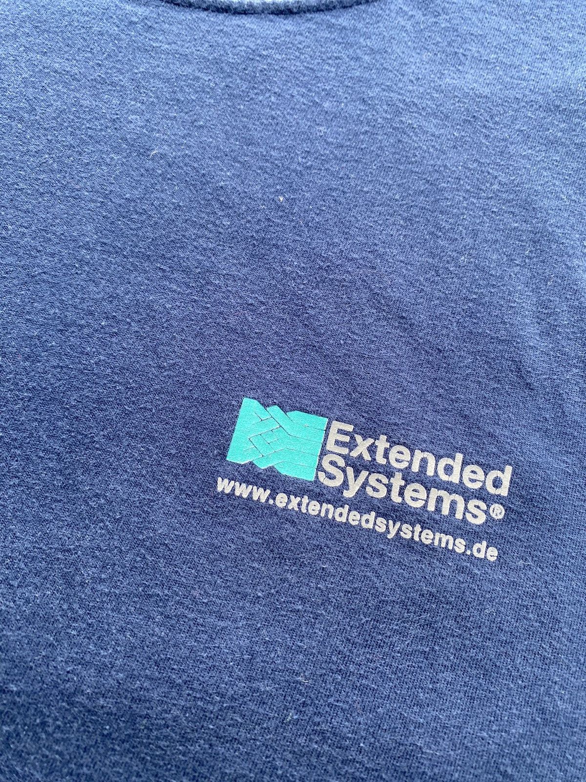 Other 🔥90s XTND Connect Server Extended Systems blue tee vntg Size US XL / EU 56 / 4 - 5 Thumbnail