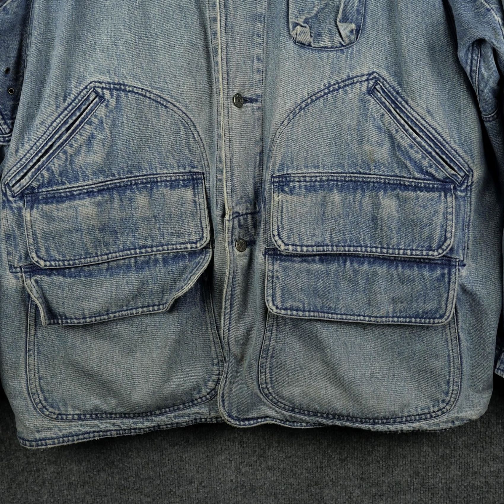 Polo Ralph Lauren VINTAGE Polo Ralph Lauren Jacket Mens XL Denim Hunting Field Chore Coat Workwear Size US XL / EU 56 / 4 - 7 Thumbnail