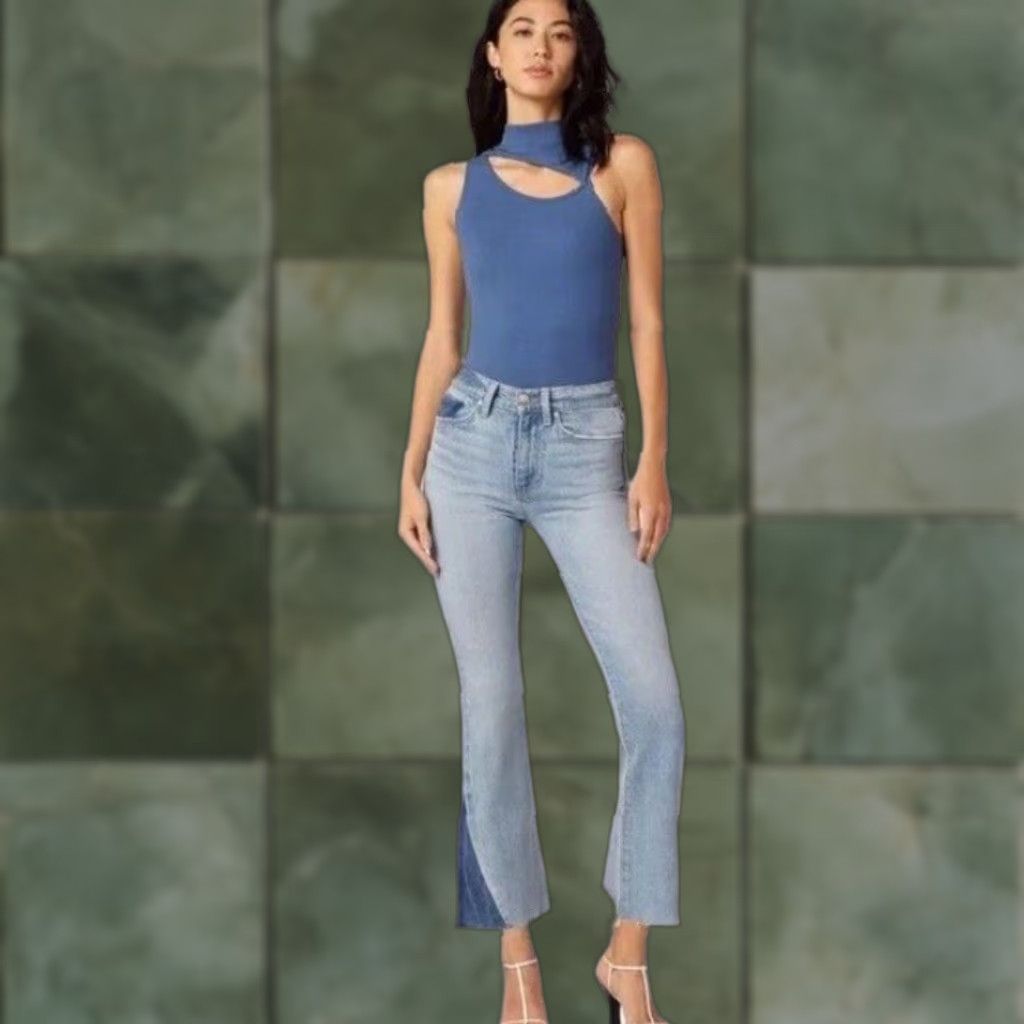 Hudson Hudson Barbara High-Rise Bootcut Crop Jeans Women 29 Blue 29x26.5 Retail 95 Size 29" - 1 Thumbnail
