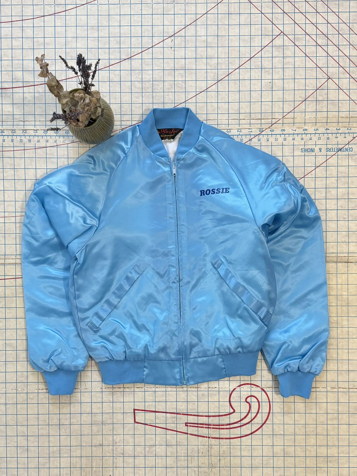 Ford × Mustang × Vintage Vintage Ford Mustang Baby Blue Bomber Jacket Size Small Size US S / EU 44-46 / 1 - 5 Thumbnail