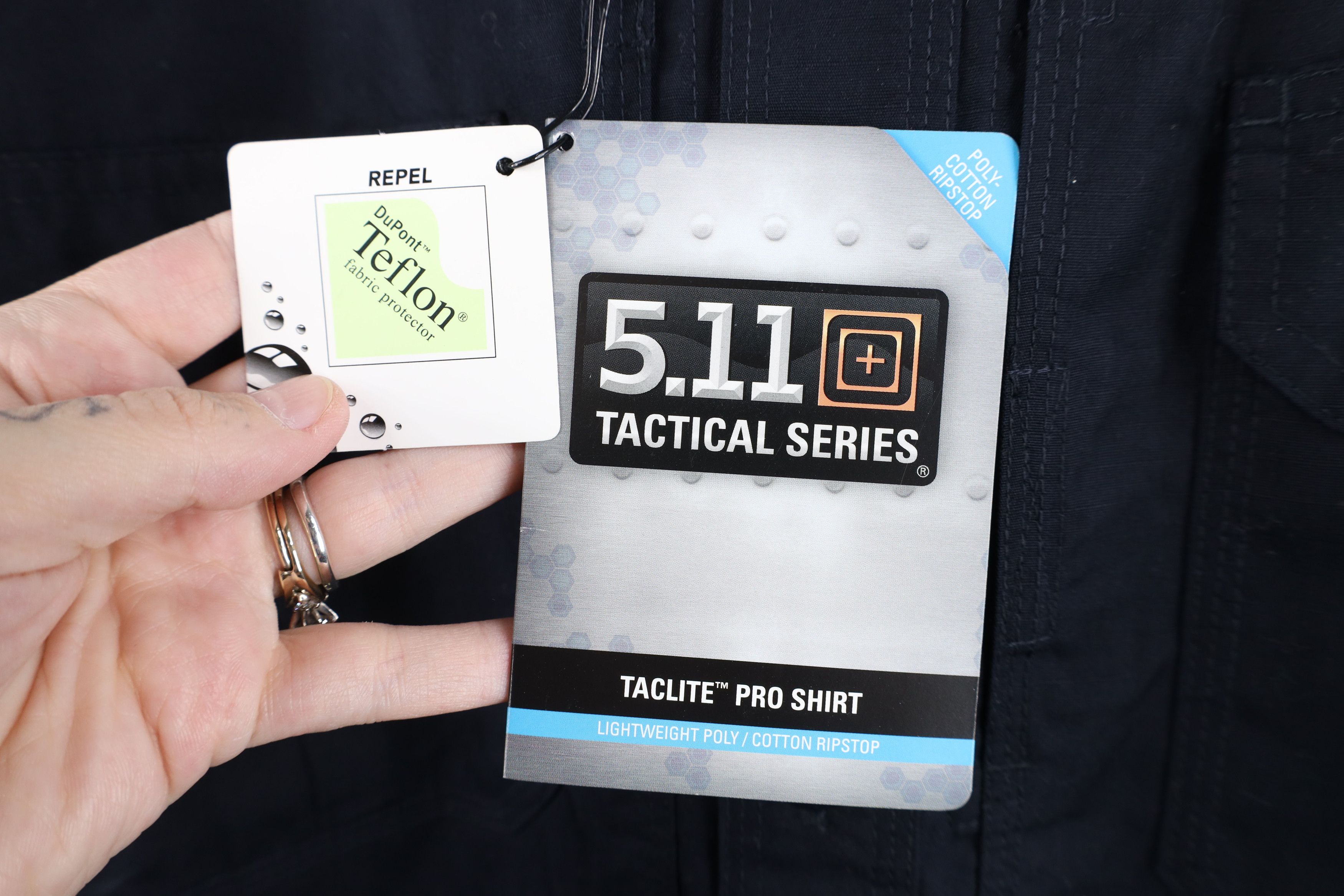 Vintage New 5.11 Tactical Series Short Sleeve Pro Button Shirt Size US XL / EU 56 / 4 - 4 Thumbnail