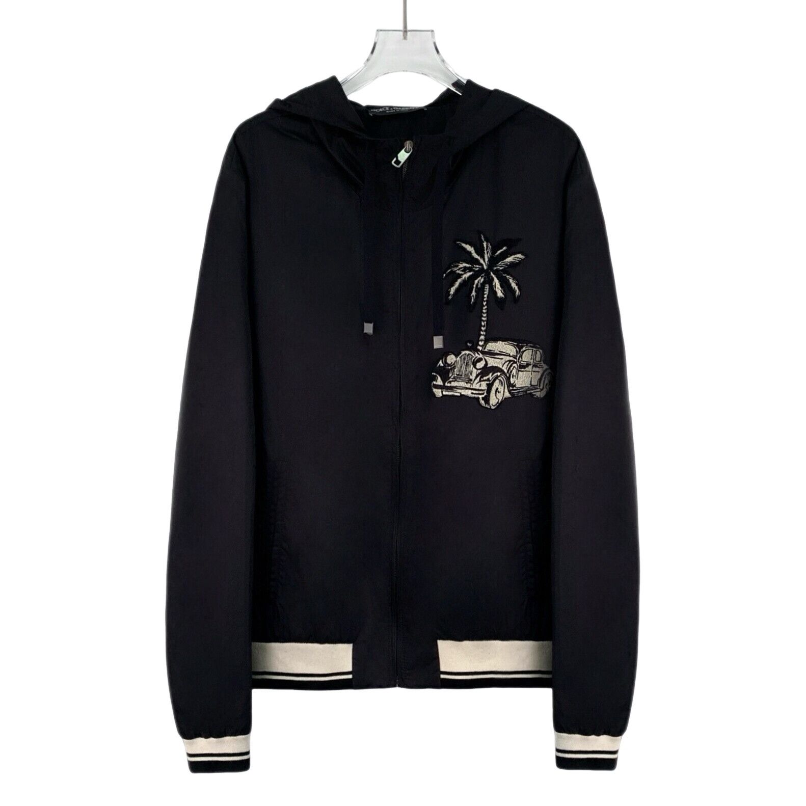 Dolce & Gabbana Dolce & Gabbana Car Embroidery Hooded Jacket EU 44 Size US S / EU 44-46 / 1 - 1 Thumbnail