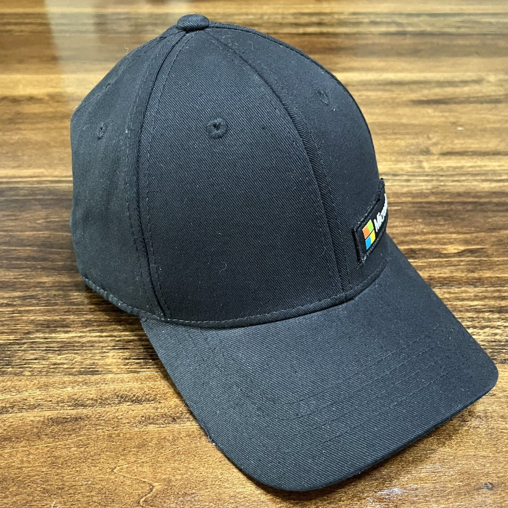 Spell Microsoft Hat Cap Snap Back Black Spell Out Casual Official Adjustable One Size Mens Cap Size ONE SIZE - 7 Thumbnail
