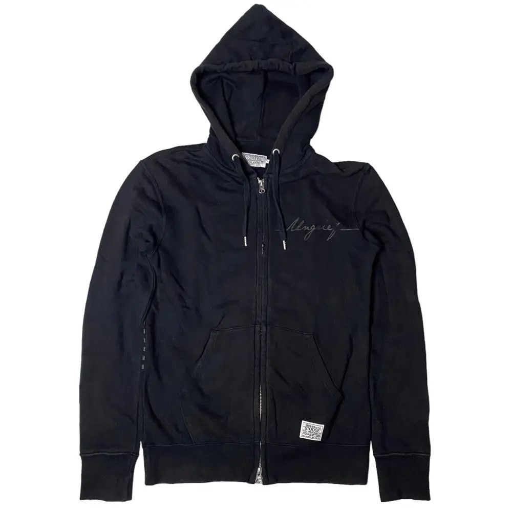 Japanese Brand Stooge & Co Skull Linen Zip Hoodie Size US S / EU 44-46 / 1 - 1 Thumbnail