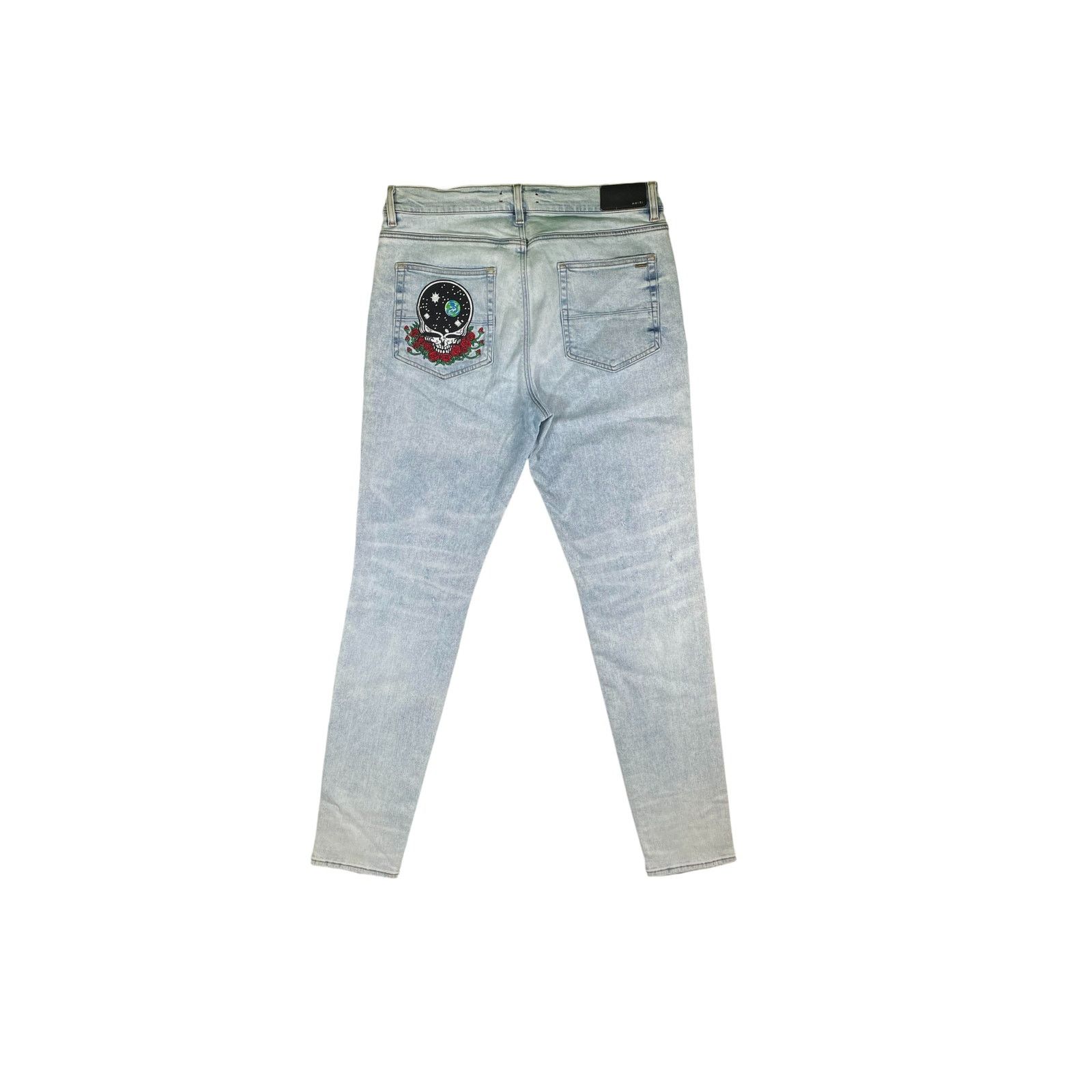 Amiri Amiri Grateful Dead Light Wash Jeans Size US 38 / EU 54 - 2 Thumbnail