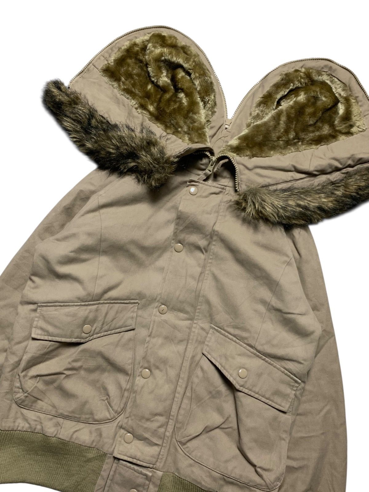 Japanese Brand Y2k sweet degrees N2B faux fur style jacket Size US M / EU 48-50 / 2 - 2 Thumbnail