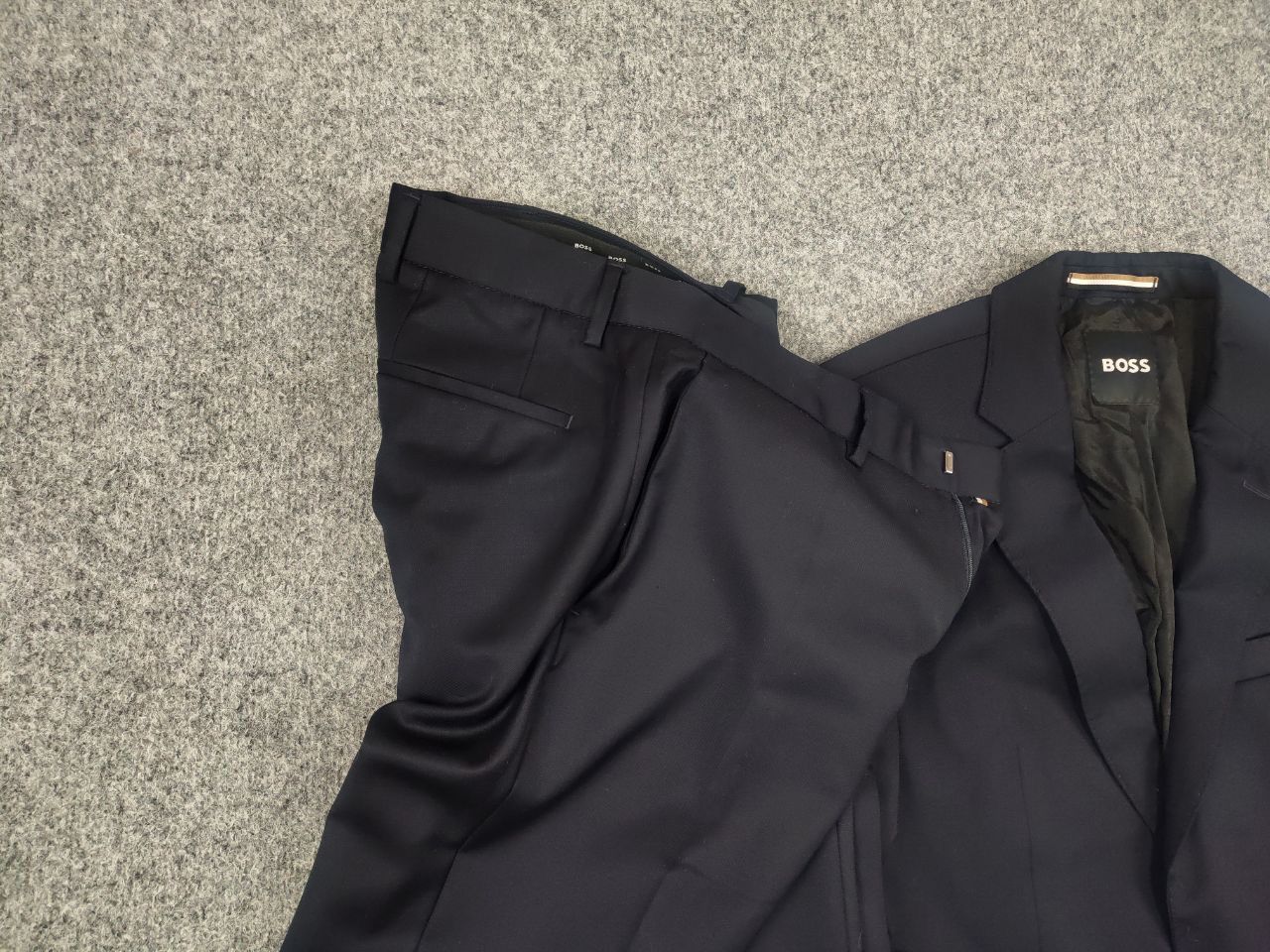 Hugo Boss Boss one the suit Design Navy Slim three-piece Blazer Pants Size 36R - 14 Thumbnail