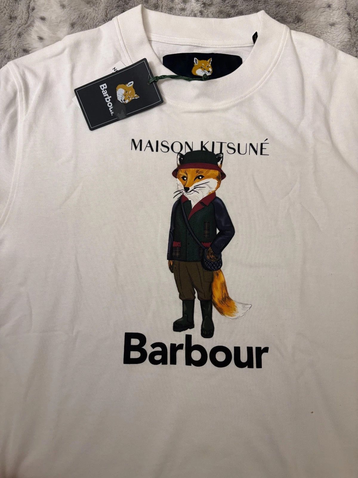 Barbour Beaufort Fox Cotton Logo Graphic T-Sh Size US M / EU 48-50 / 2 - 3 Thumbnail