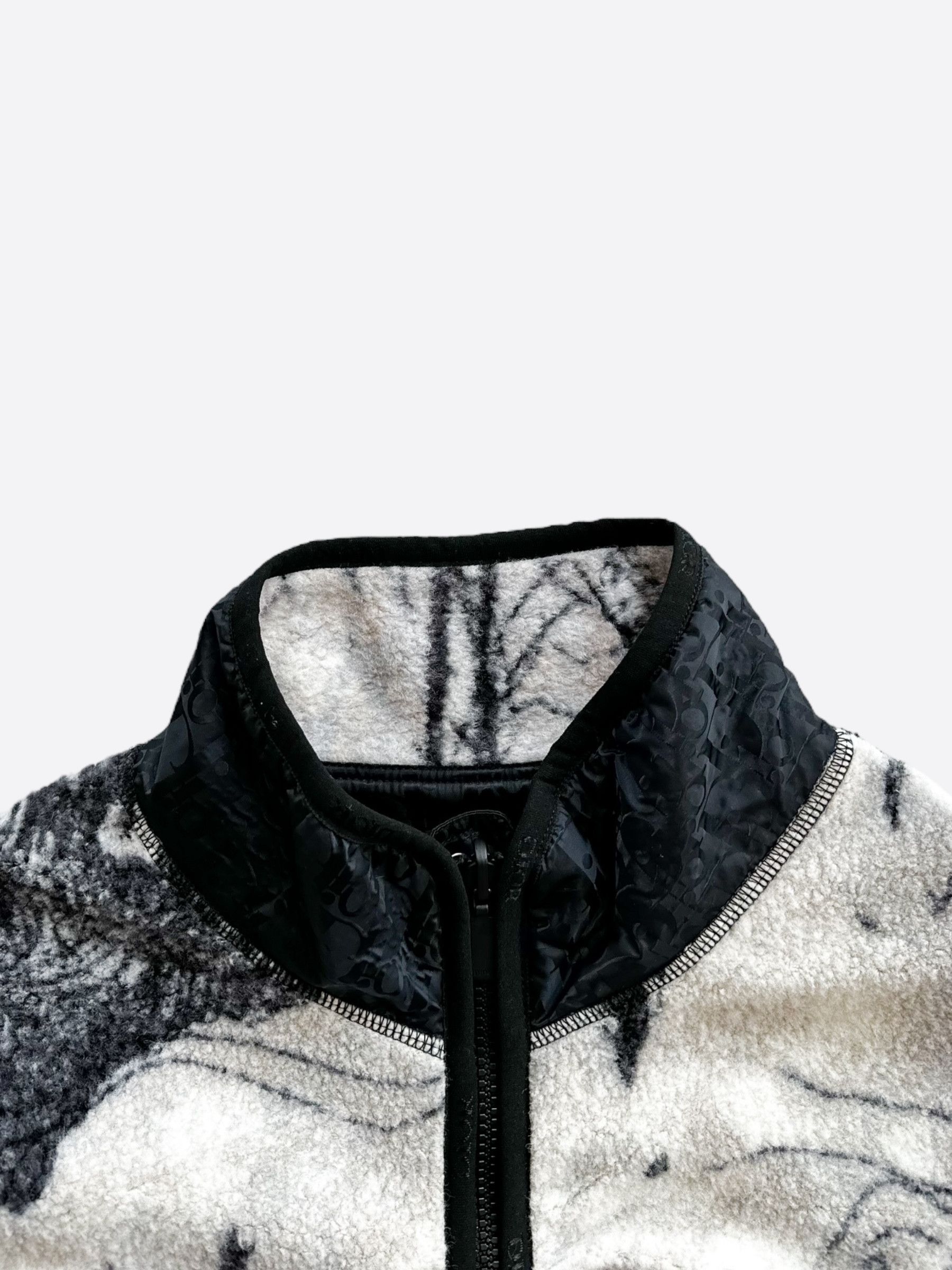 Dior Dior Black Oblique Reversible Fleece Jacket Size US XL / EU 56 / 4 - 6 Thumbnail