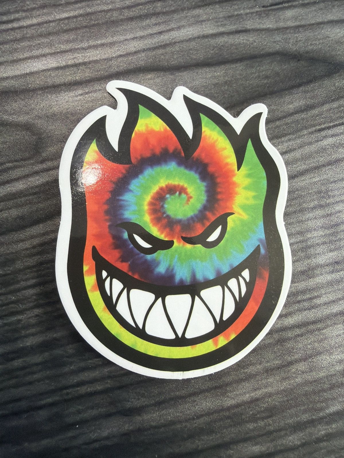 Spitfire Spitfire Flame Head Tie-Dye Sticker Size ONE SIZE - 1 Thumbnail