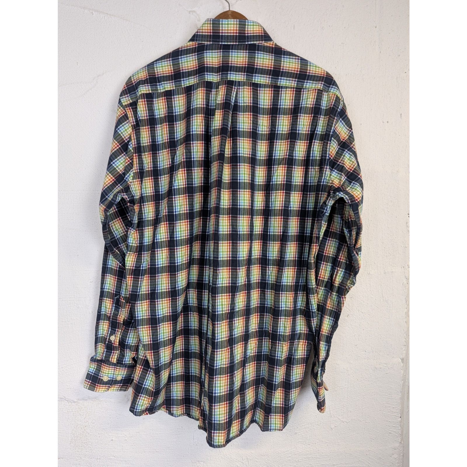 Gitman Bros. Rainbow Plaid Button Down Shirt Colorful Office Classic Size US L / EU 52-54 / 3 - 4 Thumbnail