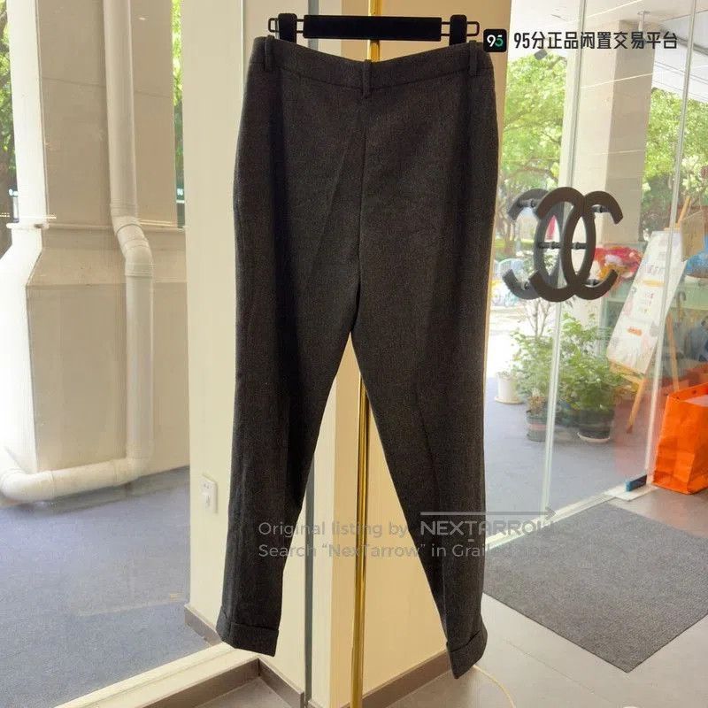 Loro Piana Loro Piana Unisex Gray Cashmere Casual Pants. Size US 42 / EU 58 - 6 Thumbnail