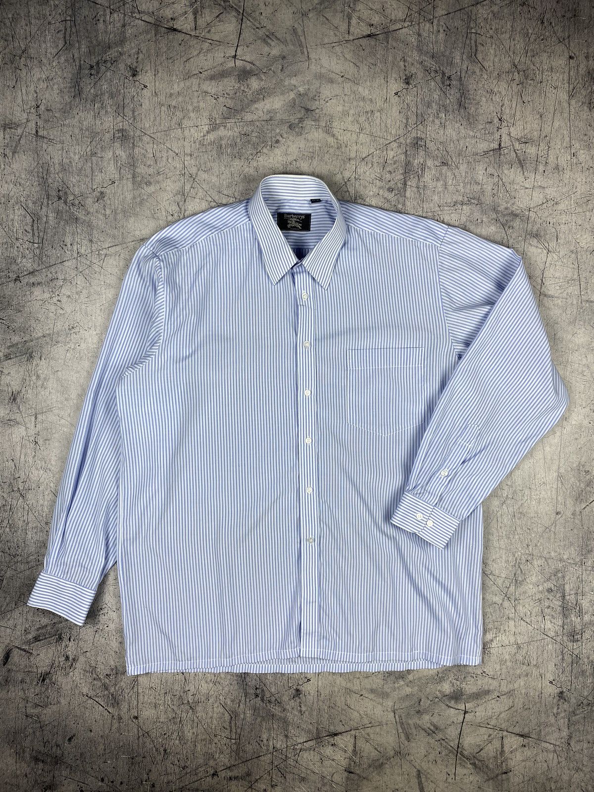 Burberry Vintage Burberry’s Striped Button Up Shirt Size US L / EU 52-54 / 3 - 2 Thumbnail