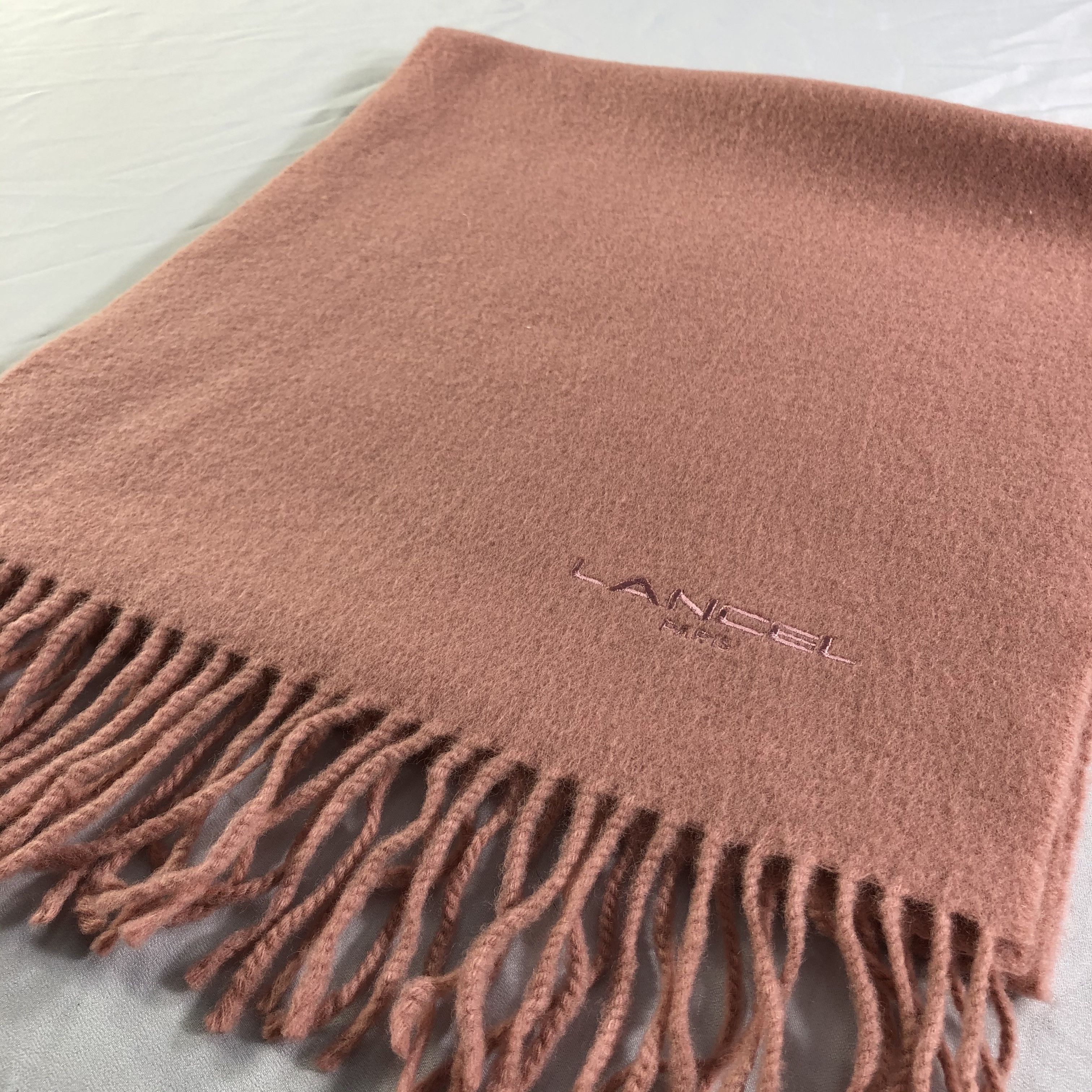 Lancel Lancel Wool Scarf Muffler Neckwear V2412 Size ONE SIZE - 3 Thumbnail