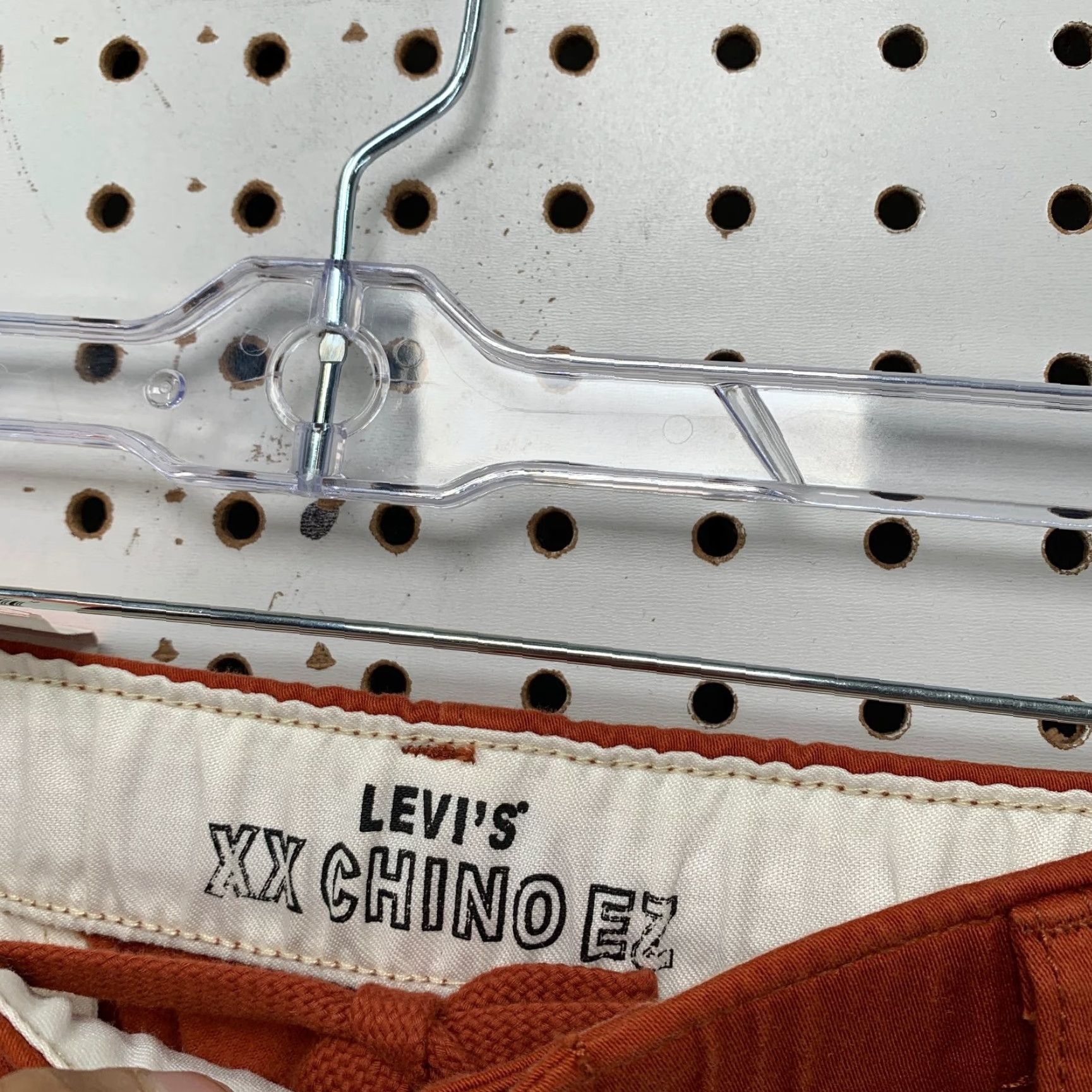 Levi's Levi's Chino Pants Mens XL Orange Relaxed Fit Warm Tech XX Chino EX 38x30.5 Size US 36 / EU 52 - 4 Thumbnail