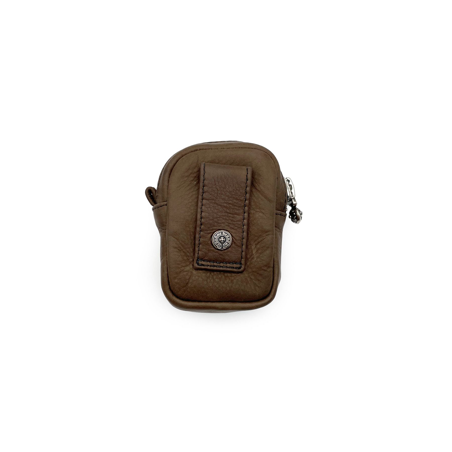 Chrome Hearts Chrome Hearts Brown Cross Patch Airpod Micro Take Wallet Size ONE SIZE - 3 Thumbnail
