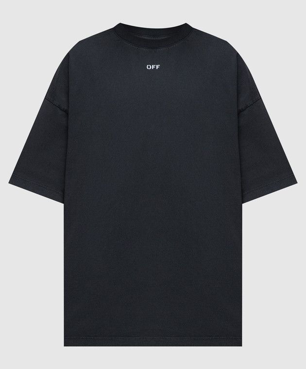 Off-White o1s22i1n1124 Oversized T-Shirt in Noir Size US M / EU 48-50 / 2 - 1 Thumbnail