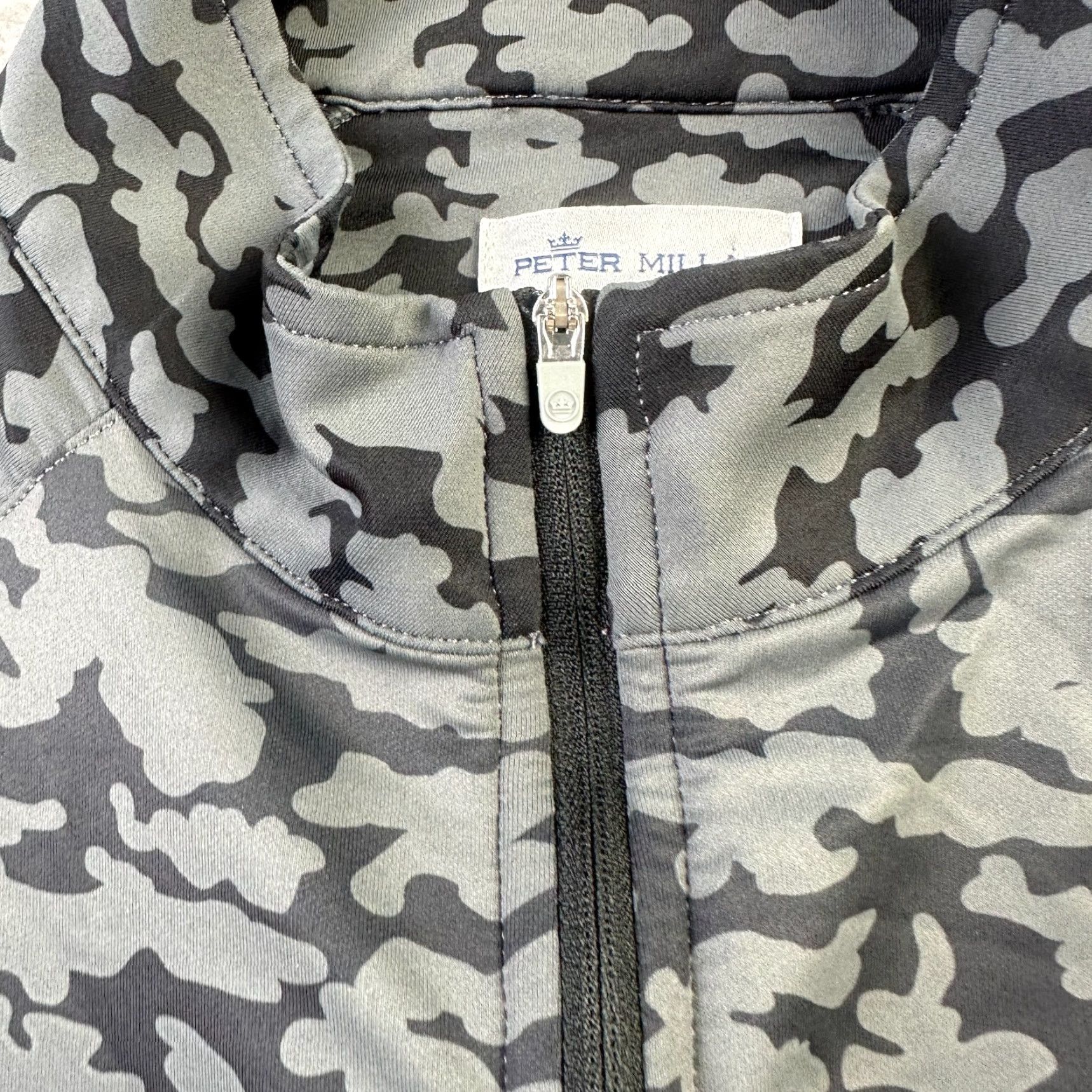 Peter Millar Peter Millar Sweater Mens Medium Camo Quarter Zip Crown Sport Golf Lake Nona Size US M / EU 48-50 / 2 - 5 Thumbnail