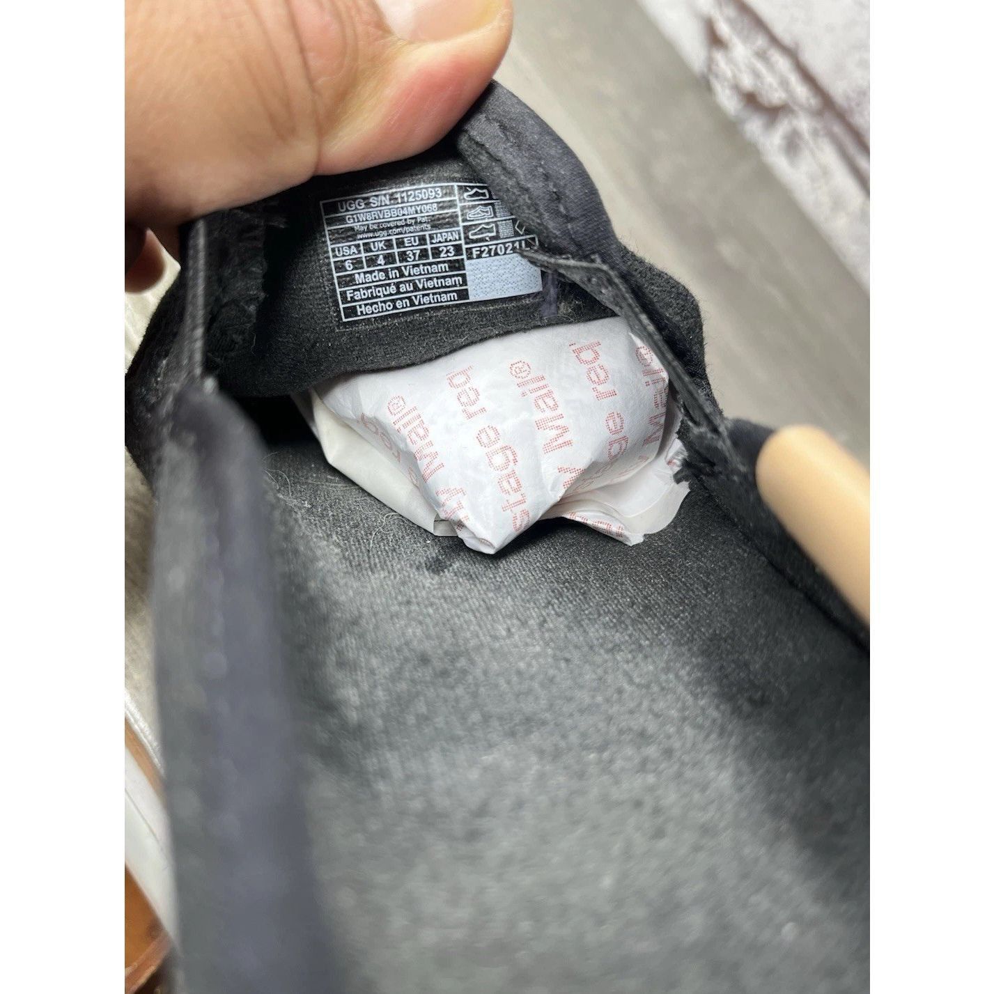 Ugg Ugg Black Delu Sneakers Canvas Slip On Mules Shoes Women’s S Size US 6 / IT 36 - 7 Thumbnail