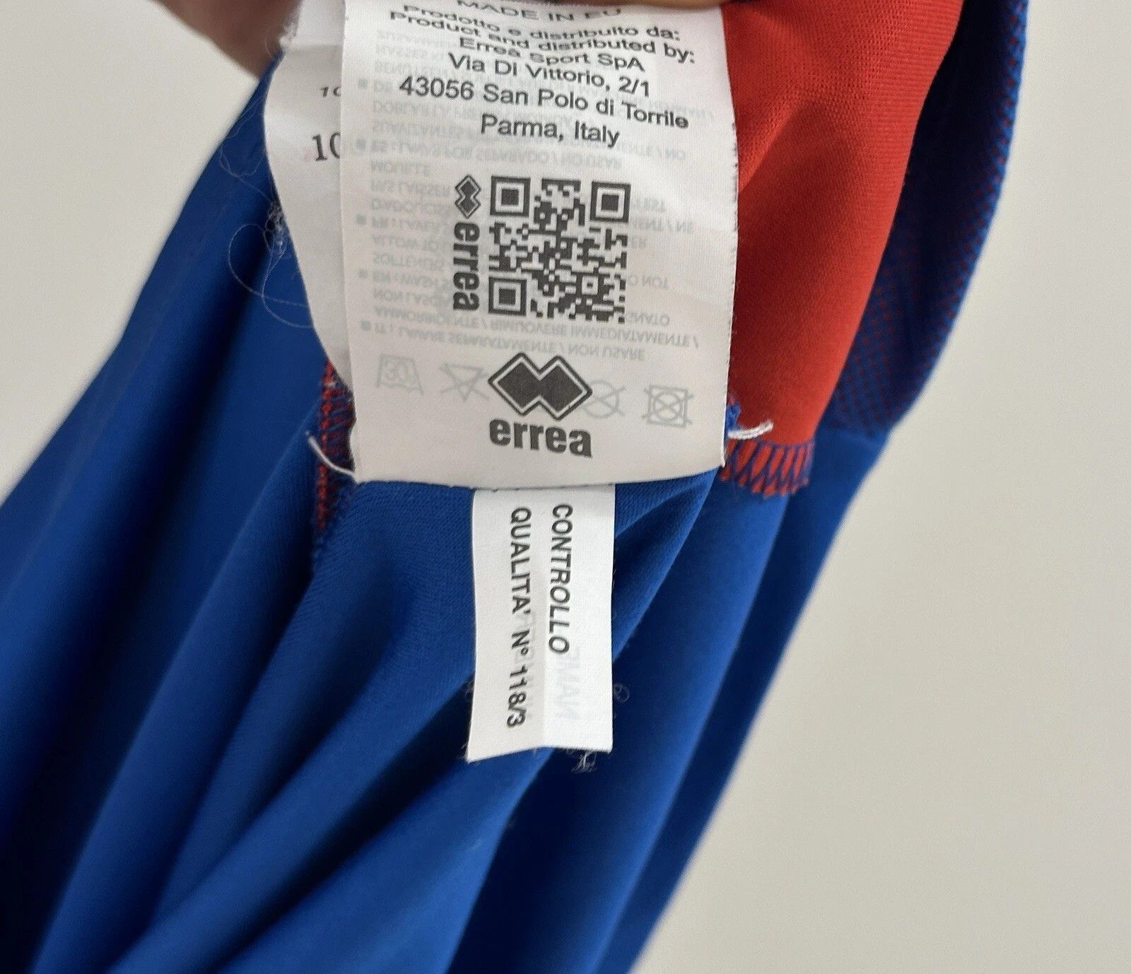 Errea National Iceland KSI 2018 2019 2020 Home Jersey Soccer Size US M / EU 48-50 / 2 - 10 Thumbnail
