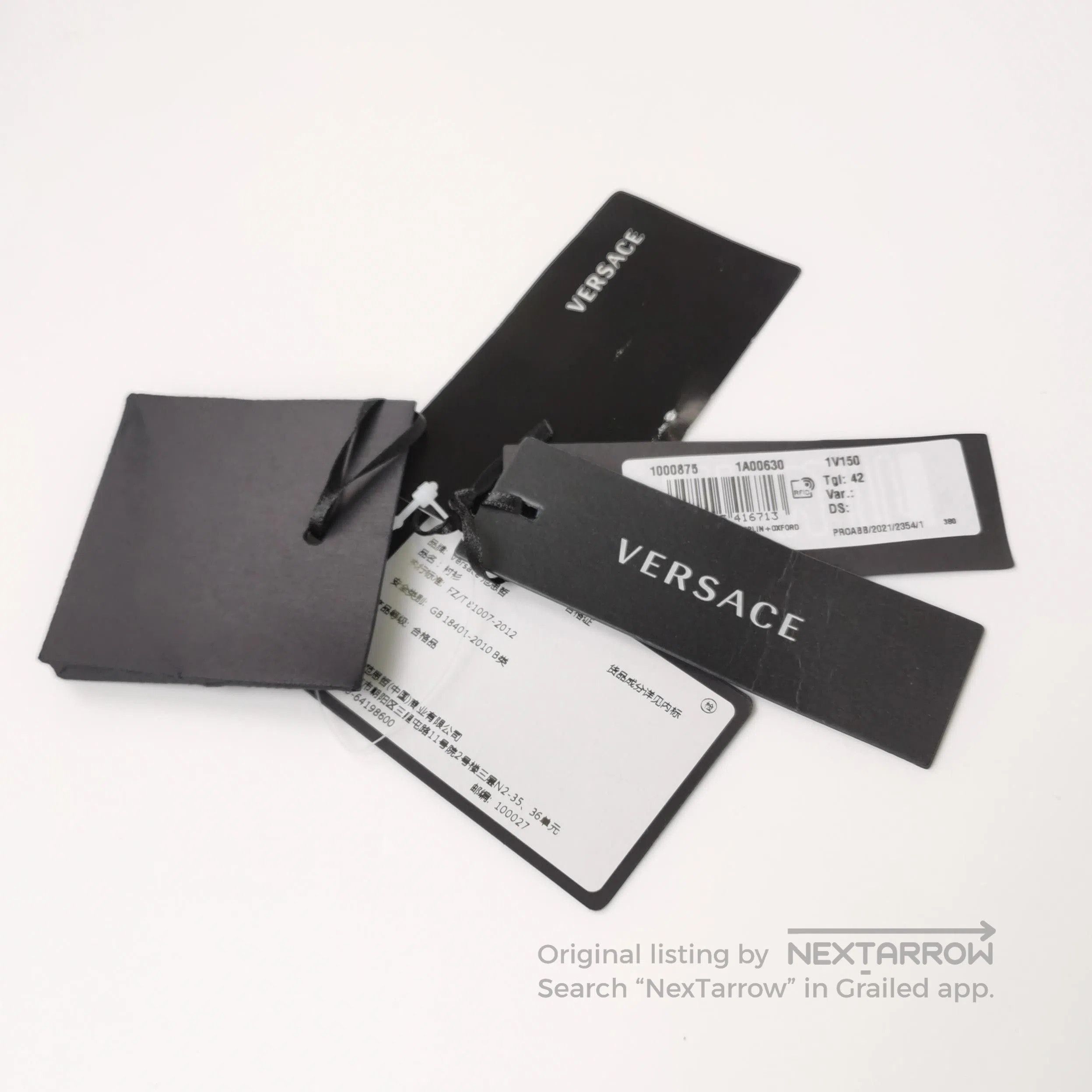 Versace Versace Cotton Colorblock Logo Button-Down Shirt. Size US XXL / EU 58 / 5 - 1 Thumbnail