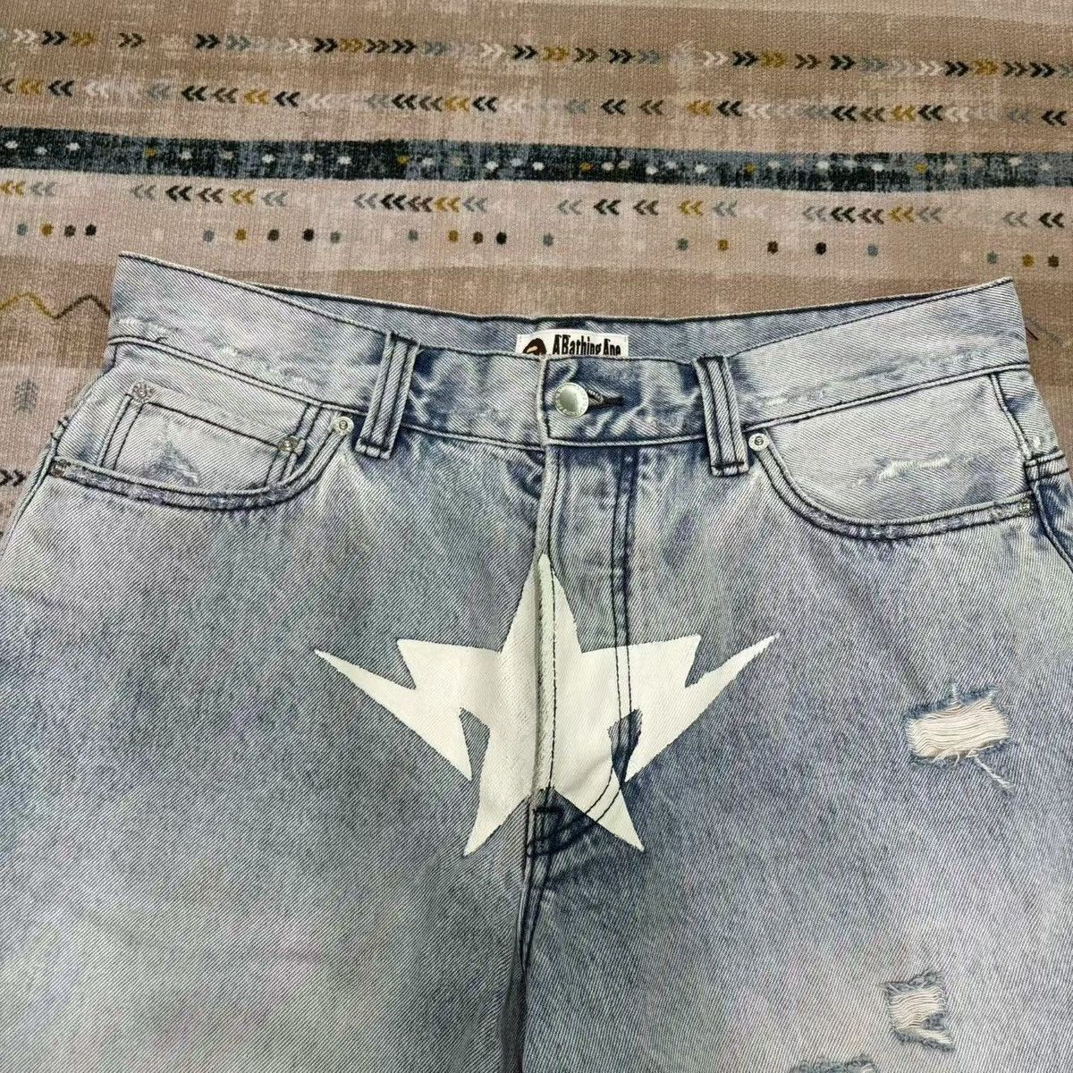 Bape BAPE STAR JEANS SHORT Size US 34 / EU 50 - 3 Thumbnail