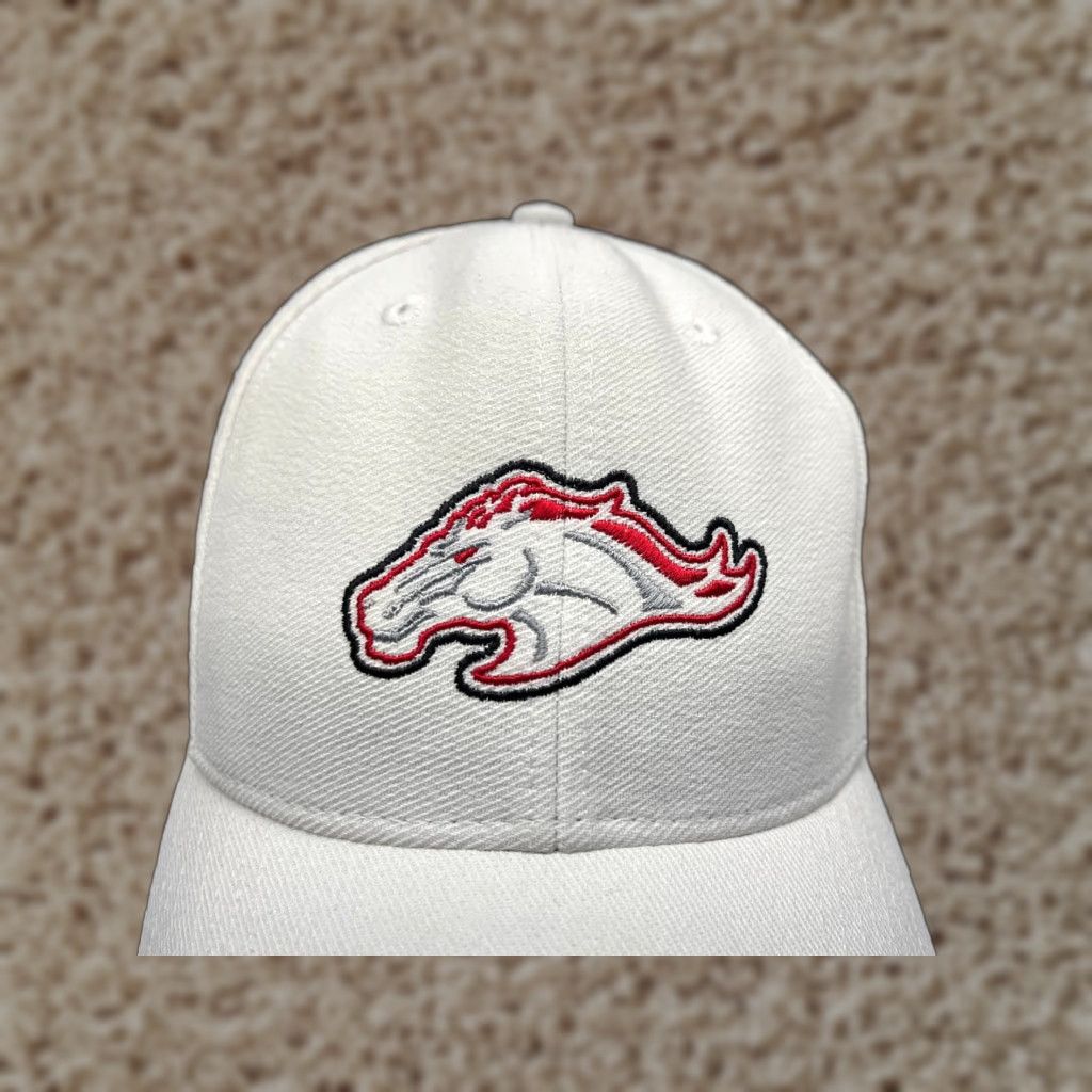 Brophy Tennis Broncos Adidas Hat Cap Fitted Adult Medium White Poly Blend NHL Shirt Cap Adidas Hat Caps Baseball Cap Mens White Nike Shirt?