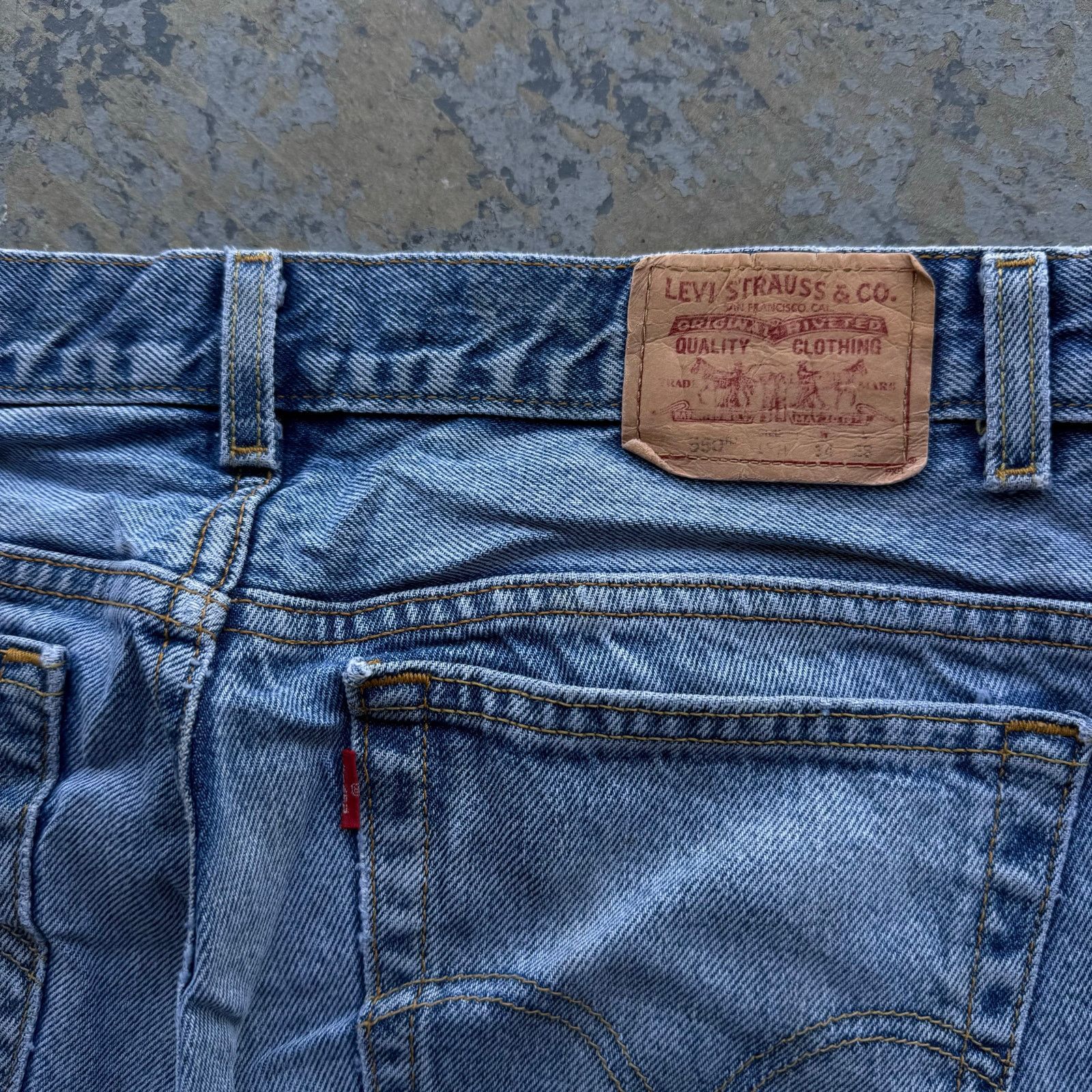 Levi's Vintage Y2K Levi’s 550 Relaxed Fit Sz 16 Husky Jeans 34x28 Size US 34 / EU 50 - 4 Thumbnail