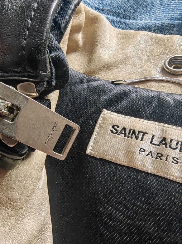 Saint Laurent Paris Saint Laurent Paris sample leather jacket - Dmc99 Size US S / EU 44-46 / 1 - 8 Thumbnail