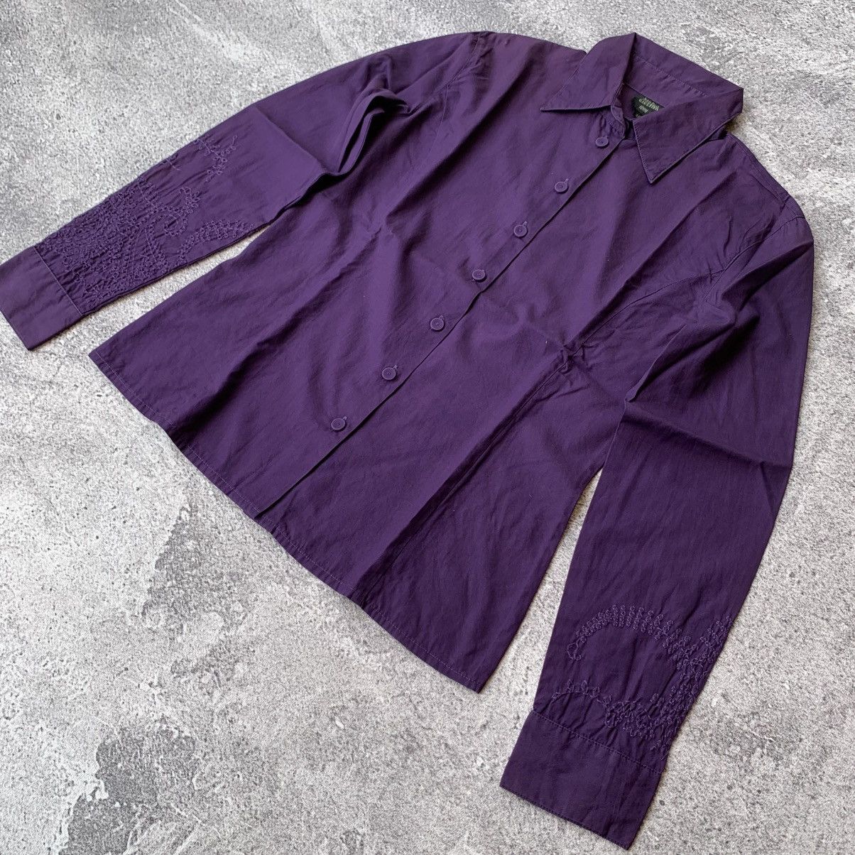 Jean Paul Gaultier Jean Paul Gaultier Embroidered Button Up Shirt Size M / US 6-8 / IT 42-44 - 3 Thumbnail