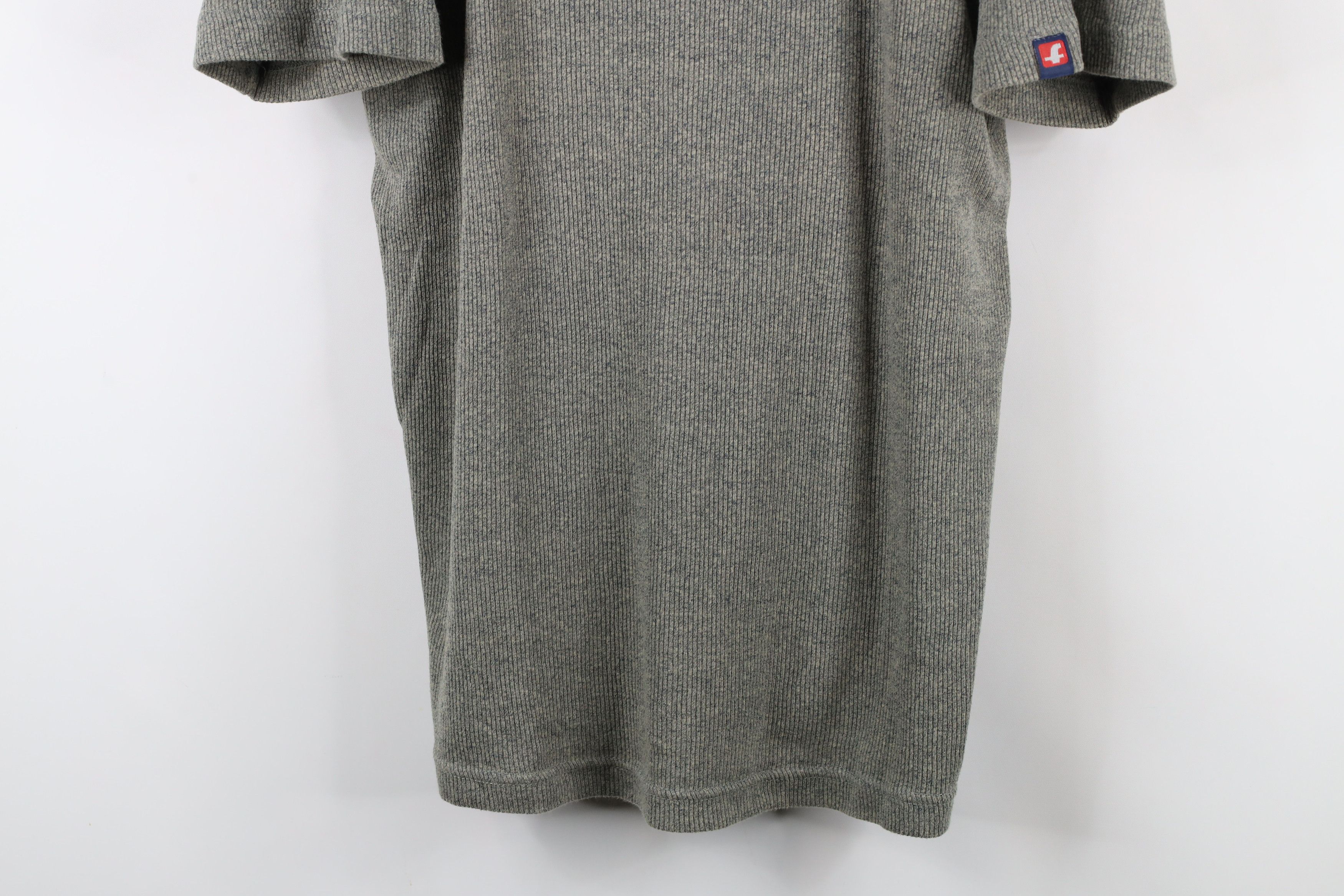 Vintage Vintage 90s Streetwear Ribbed Knit Short Sleeve T-Shirt Size US M / EU 48-50 / 2 - 3 Thumbnail