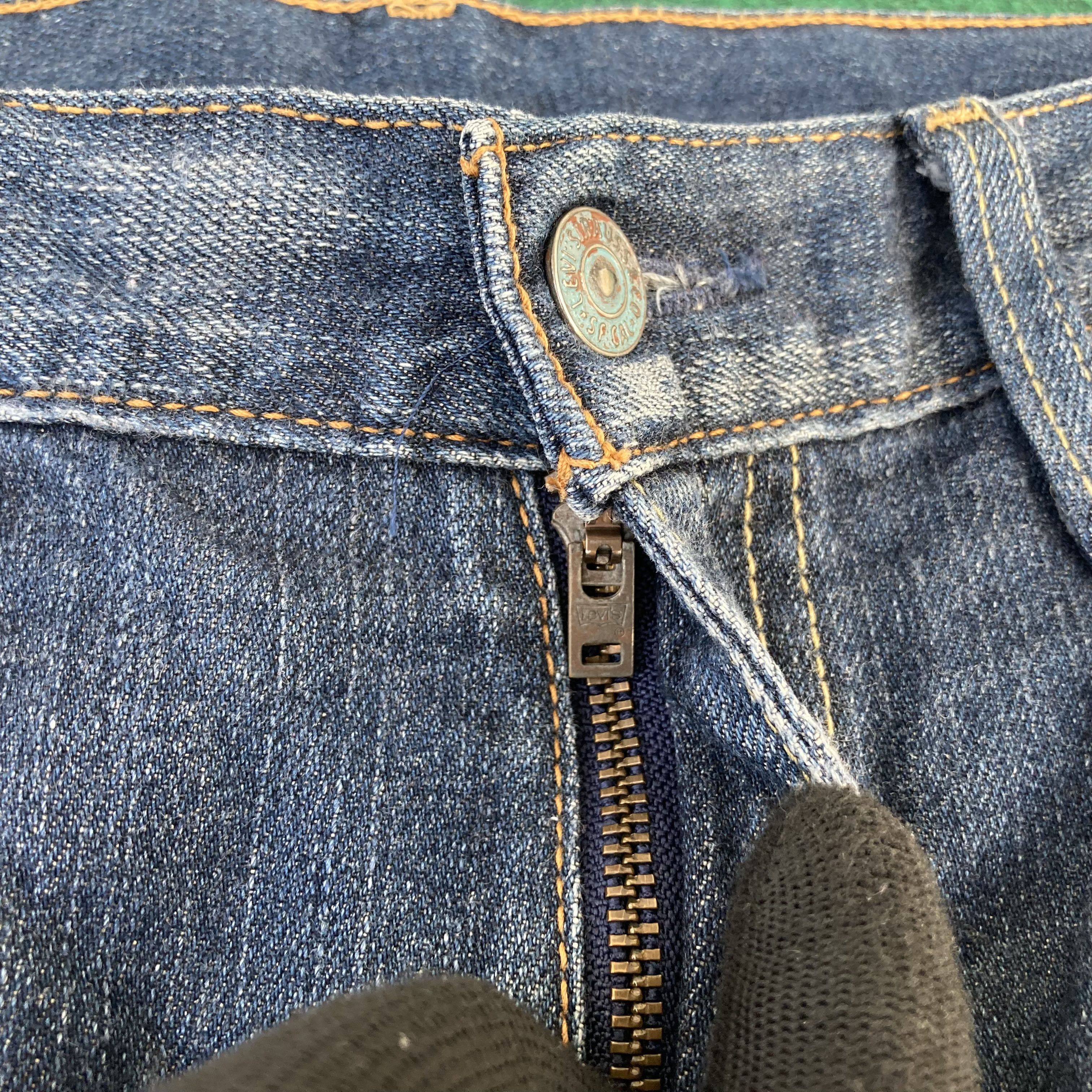 Levi's × Vintage Vtg Levis 517 Faded Denim Sz 34 Blue Flare Bootcut Jeans Size US 34 / EU 50 - 6 Thumbnail