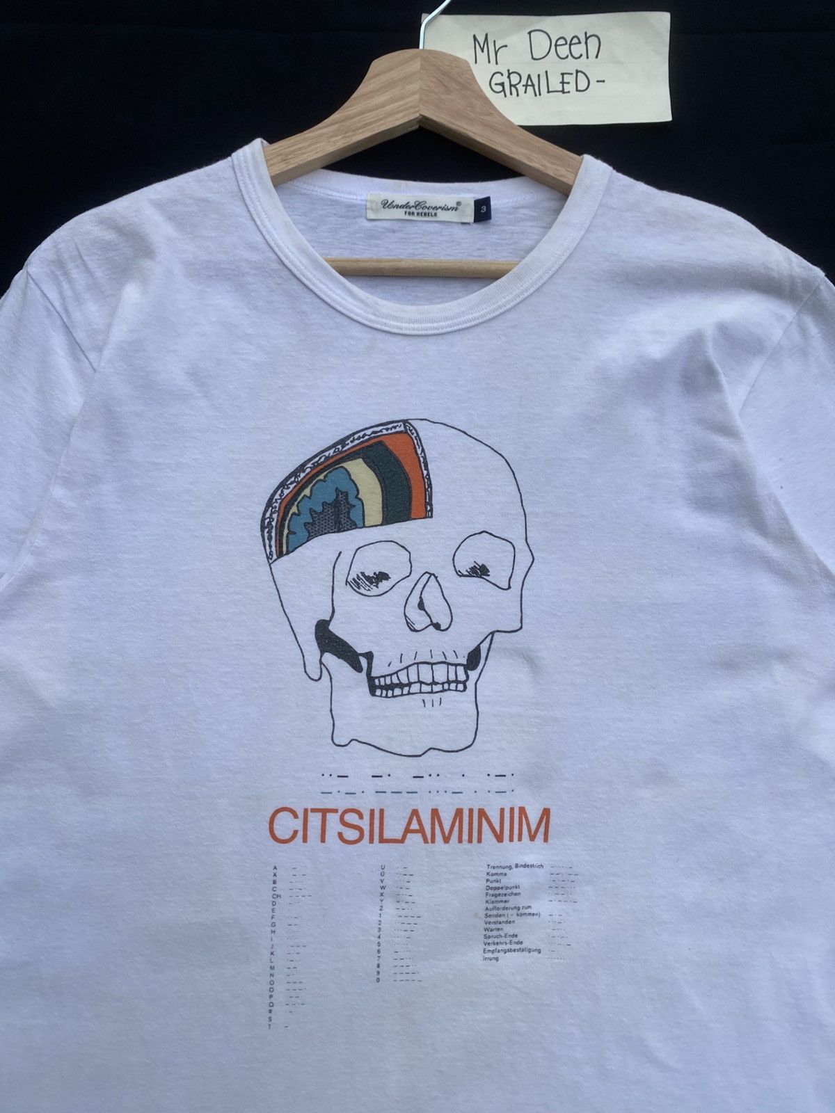 Undercover Rare Undercover Jun Takahashi Printed Skull Citsilaminim tee Size US M / EU 48-50 / 2 - 9 Thumbnail