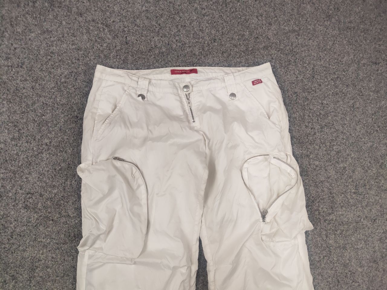 Miss Sixty Vintage Y2K Miss Sixty Parachute Low Rise Cargo Zip Pants Size 30" / US 8 / IT 44 - 8 Thumbnail