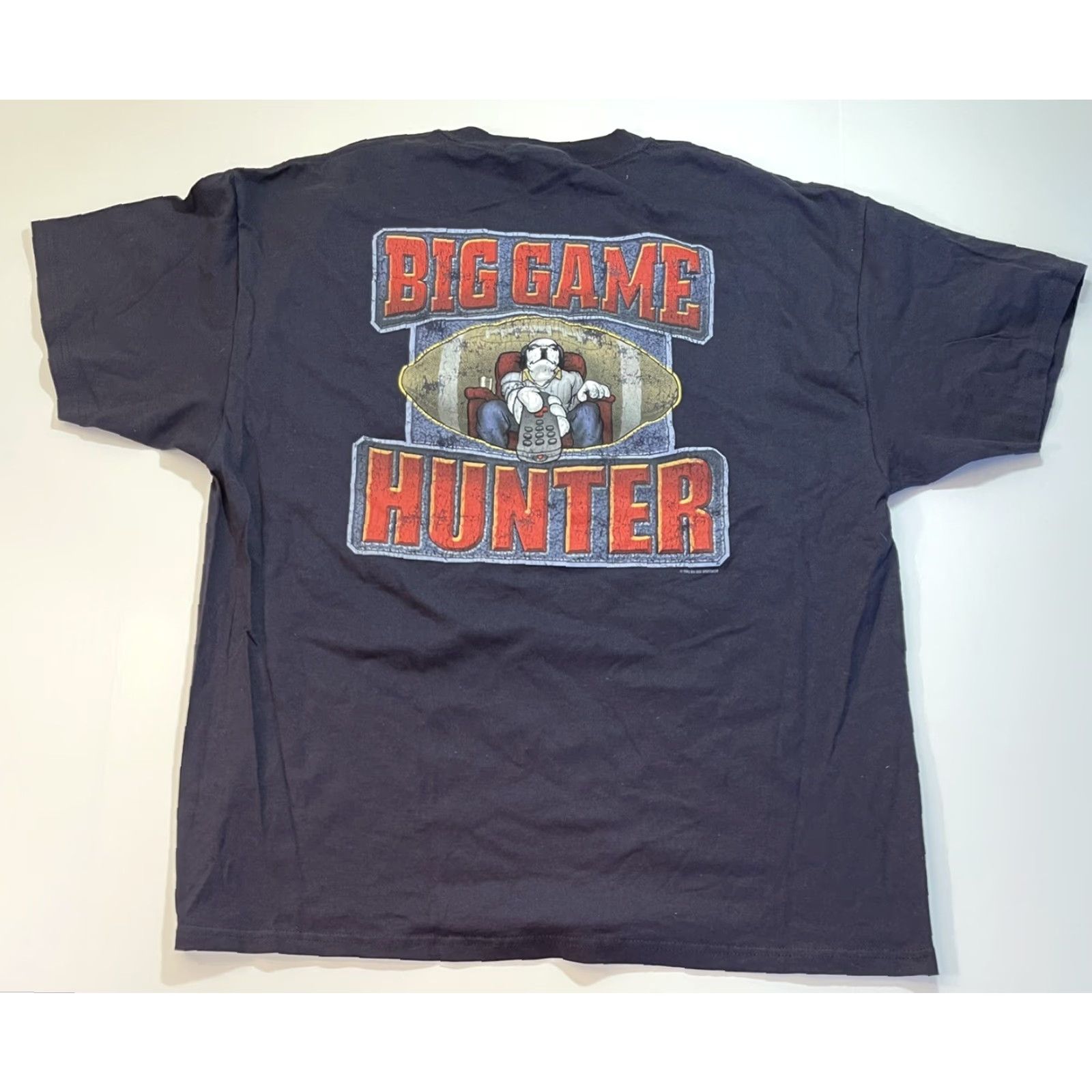 Big Dogs VINTAGE Big Dogs Big Game Hunter T-Shirt 90s Outdoor Sports 3XL Blue Mens Size US XXL / EU 58 / 5 - 5 Thumbnail